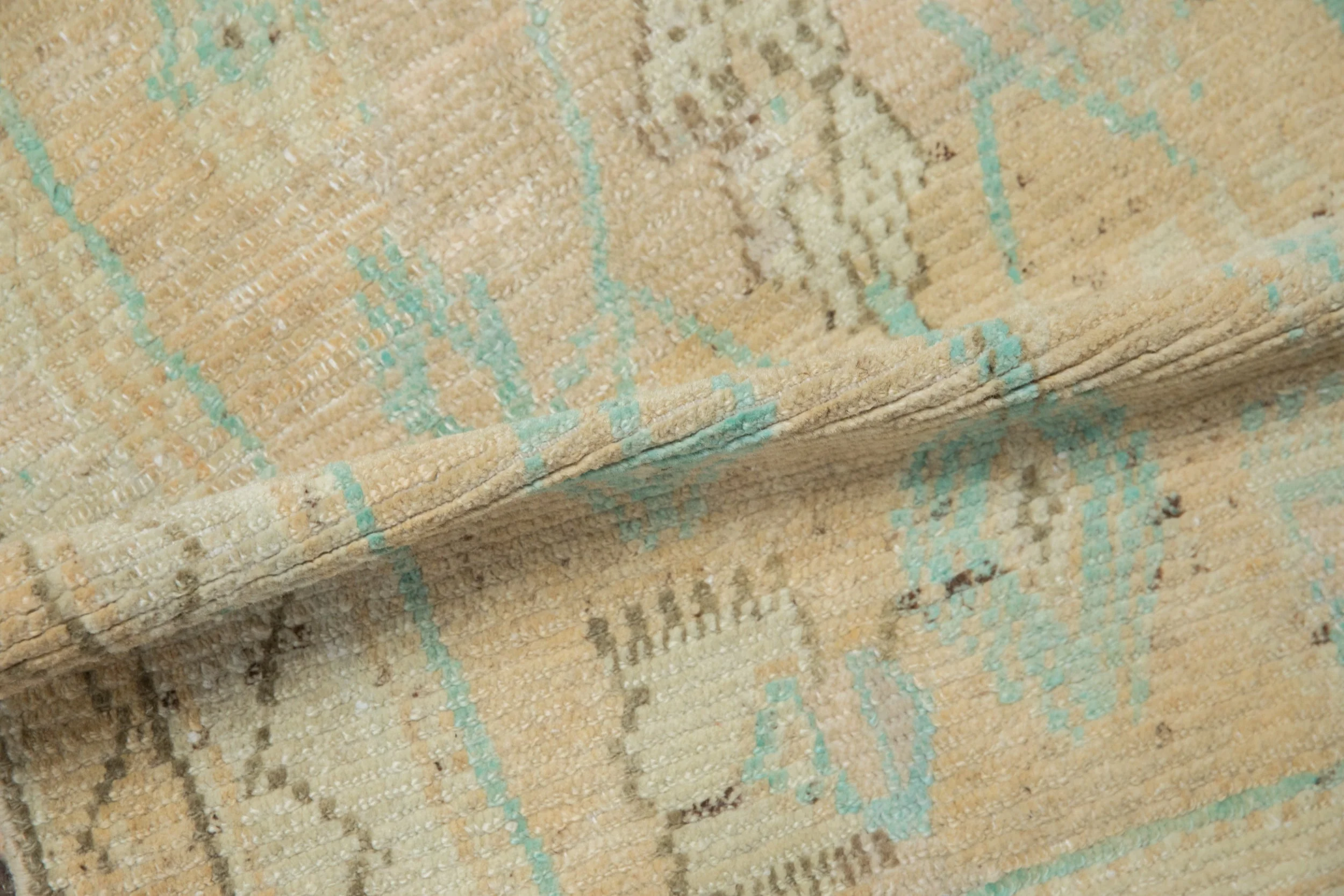 2.5x3.5 Vintage Distressed Oushak Rug - Image 8