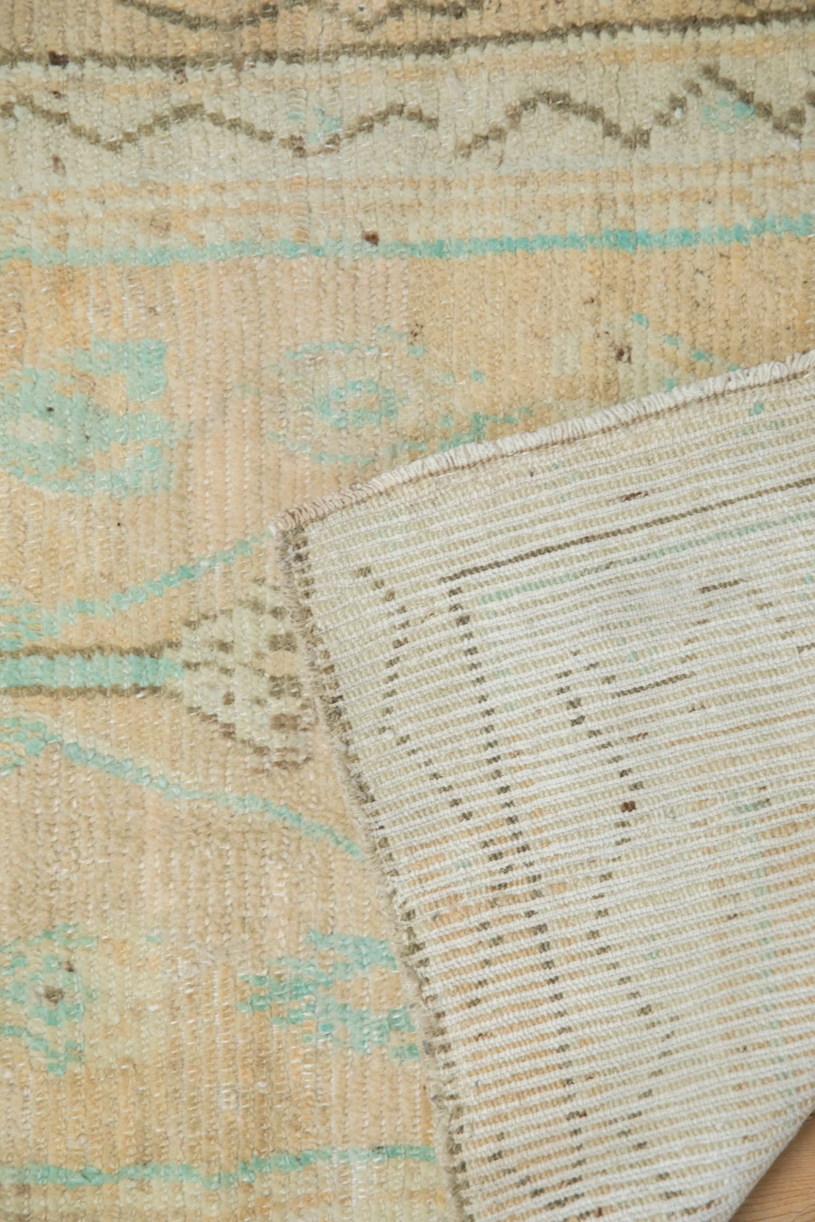 2.5x3.5 Vintage Distressed Oushak Rug - Image 9