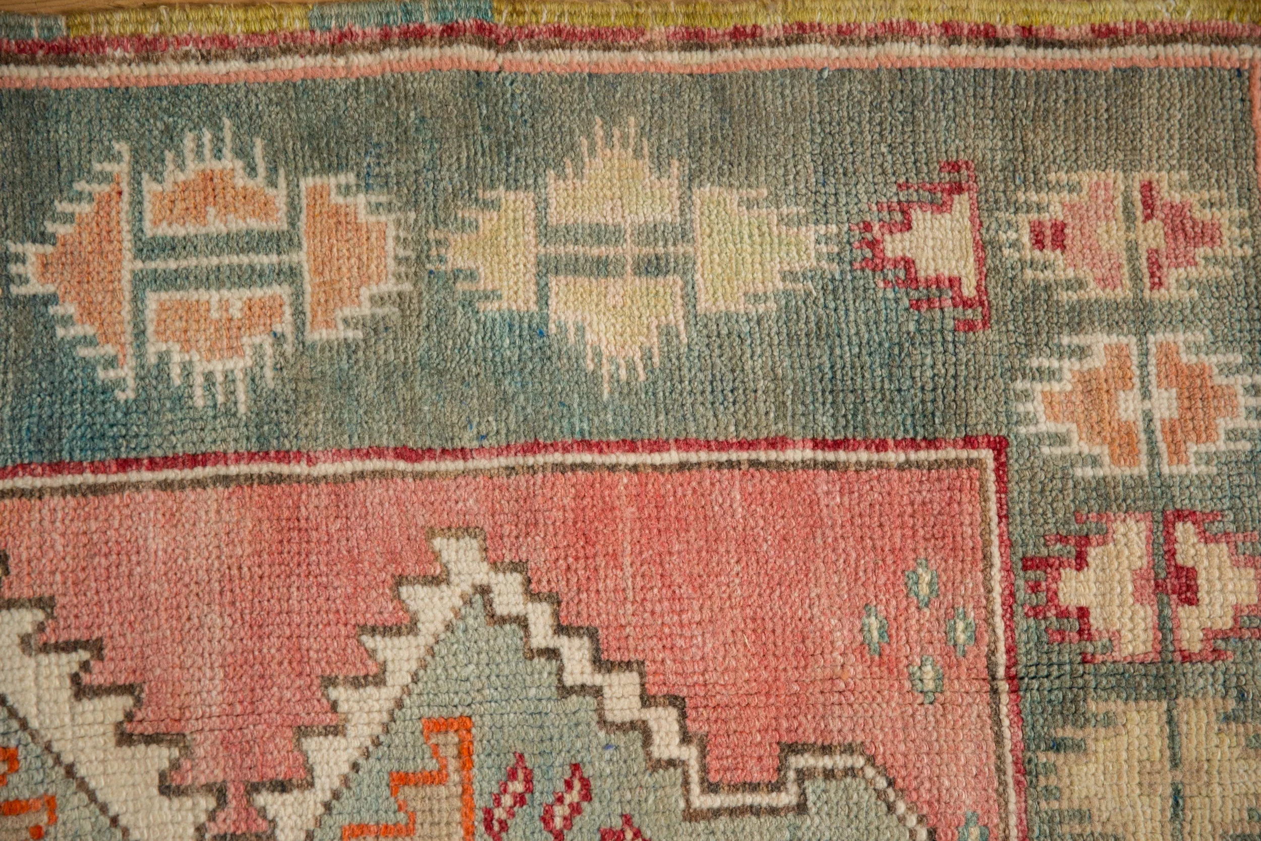 2.5x3.5 Vintage Distressed Oushak Rug - Image 3