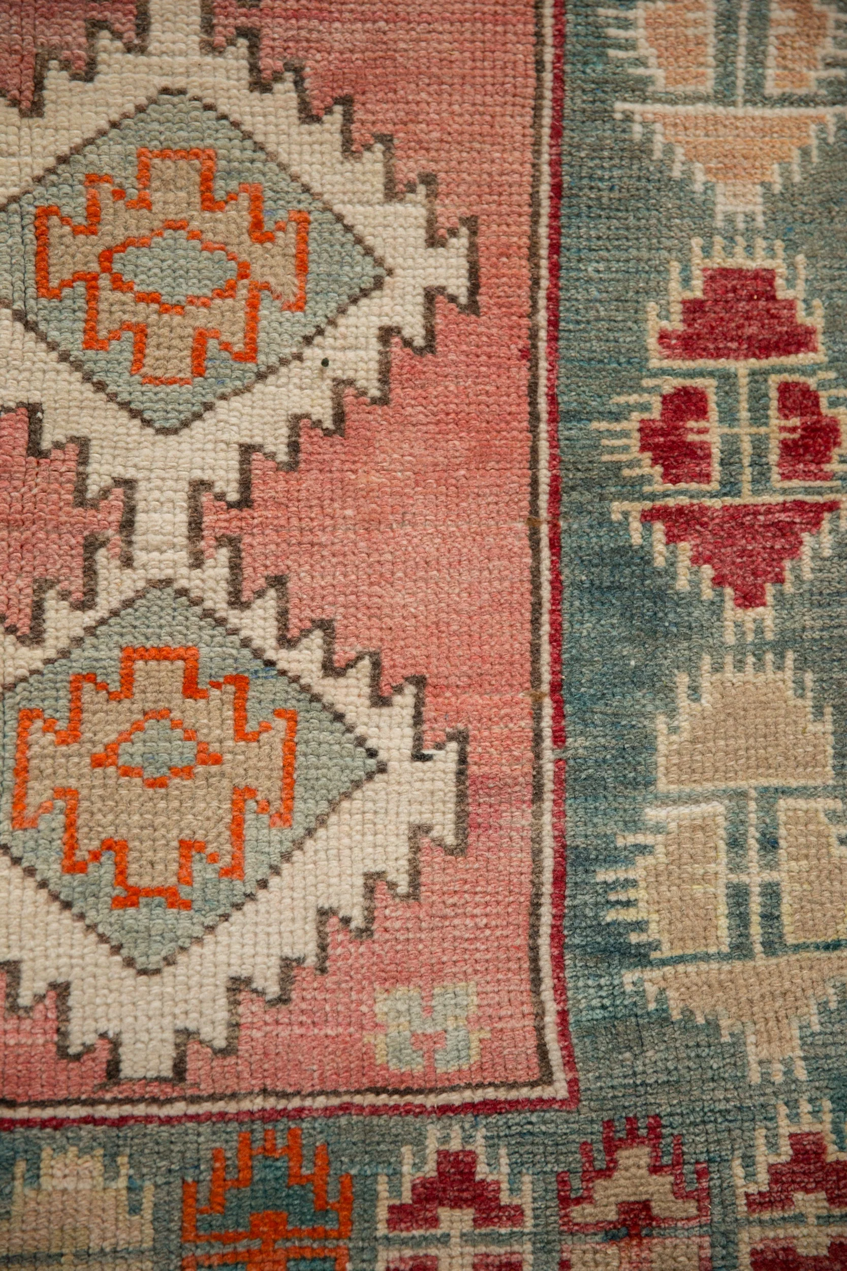 2.5x3.5 Vintage Distressed Oushak Rug - Image 6