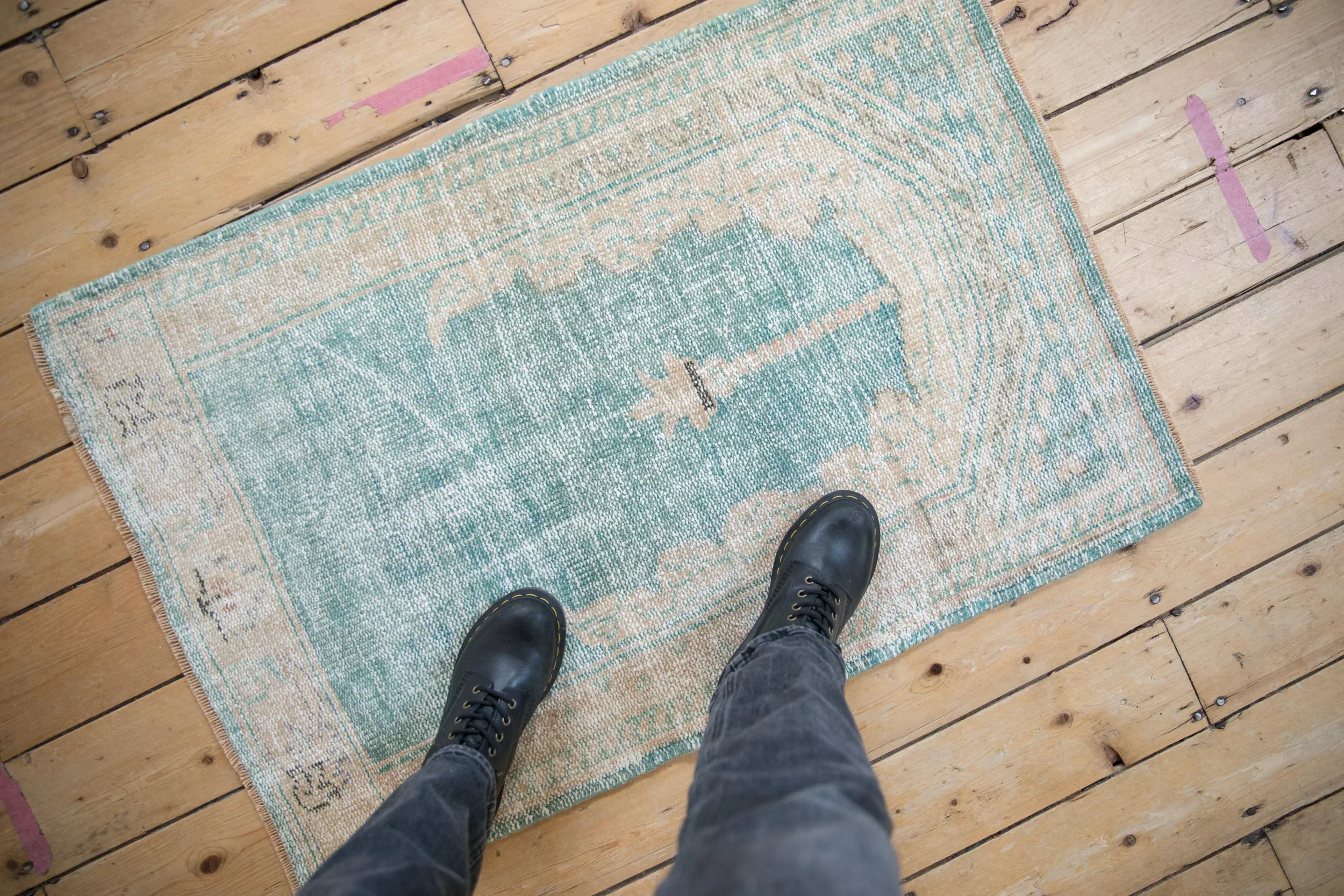 2.5x3.5 Vintage Distressed Oushak Rug - Image 2