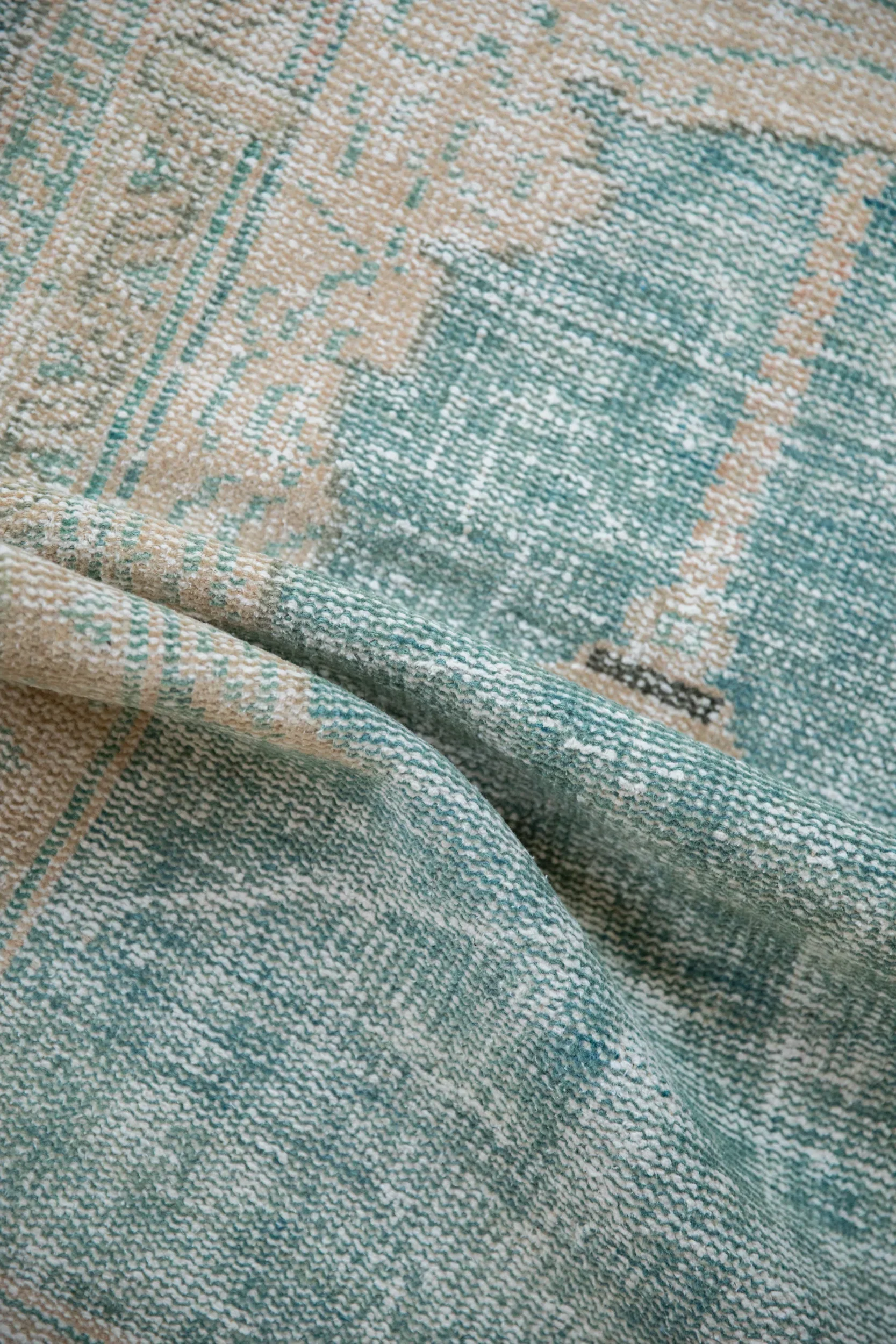 2.5x3.5 Vintage Distressed Oushak Rug - Image 7