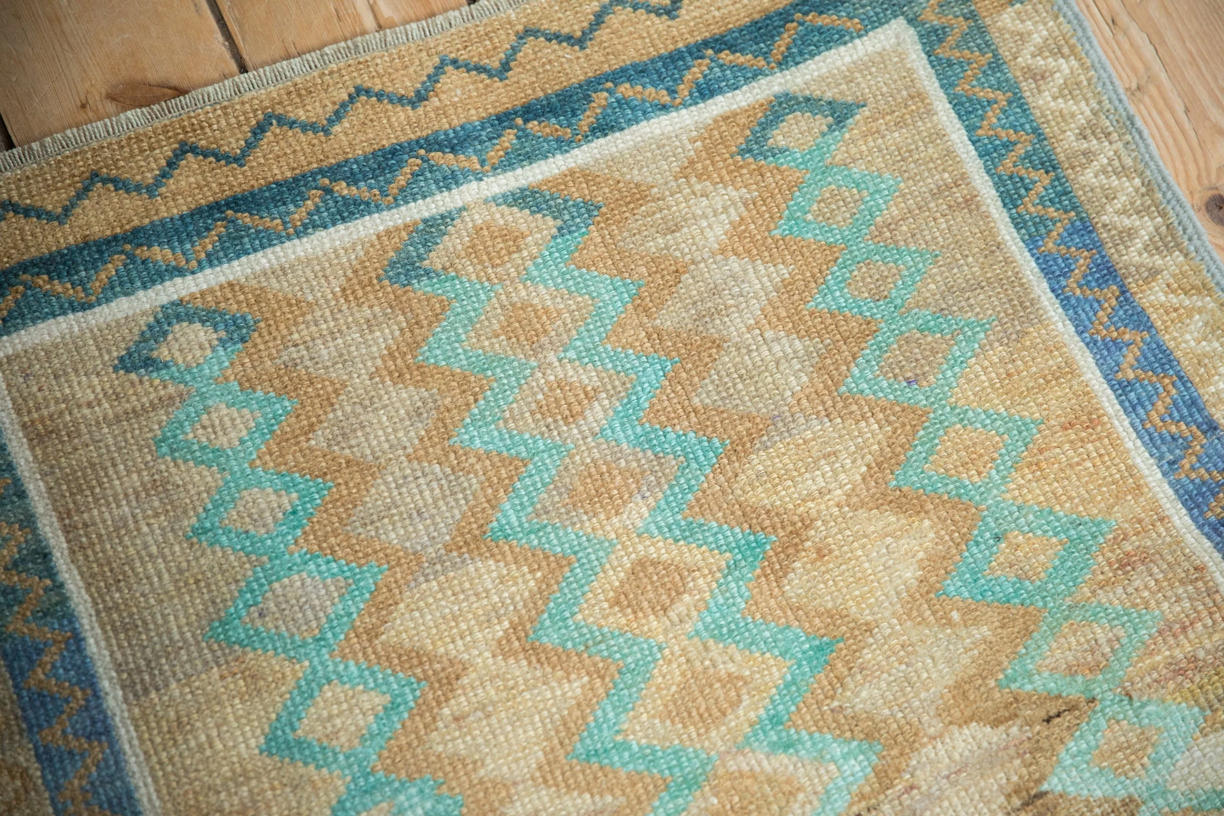 2.5x3.5 Vintage Distressed Oushak Rug - Image 6