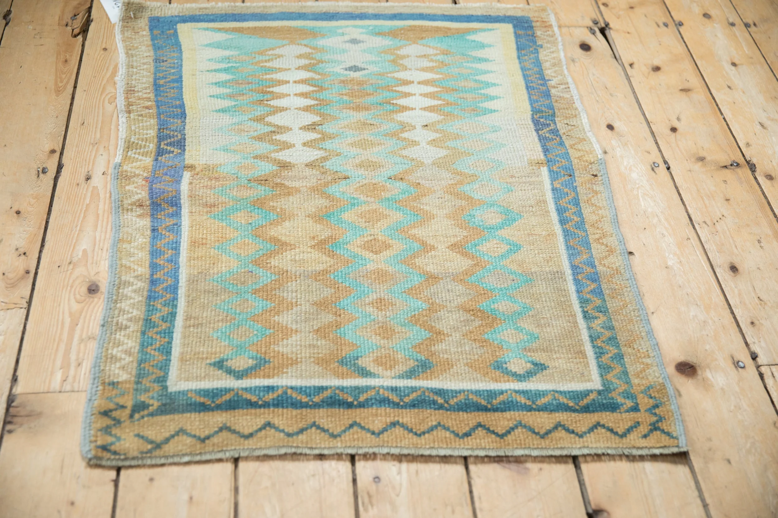 2.5x3.5 Vintage Distressed Oushak Rug - Image 7