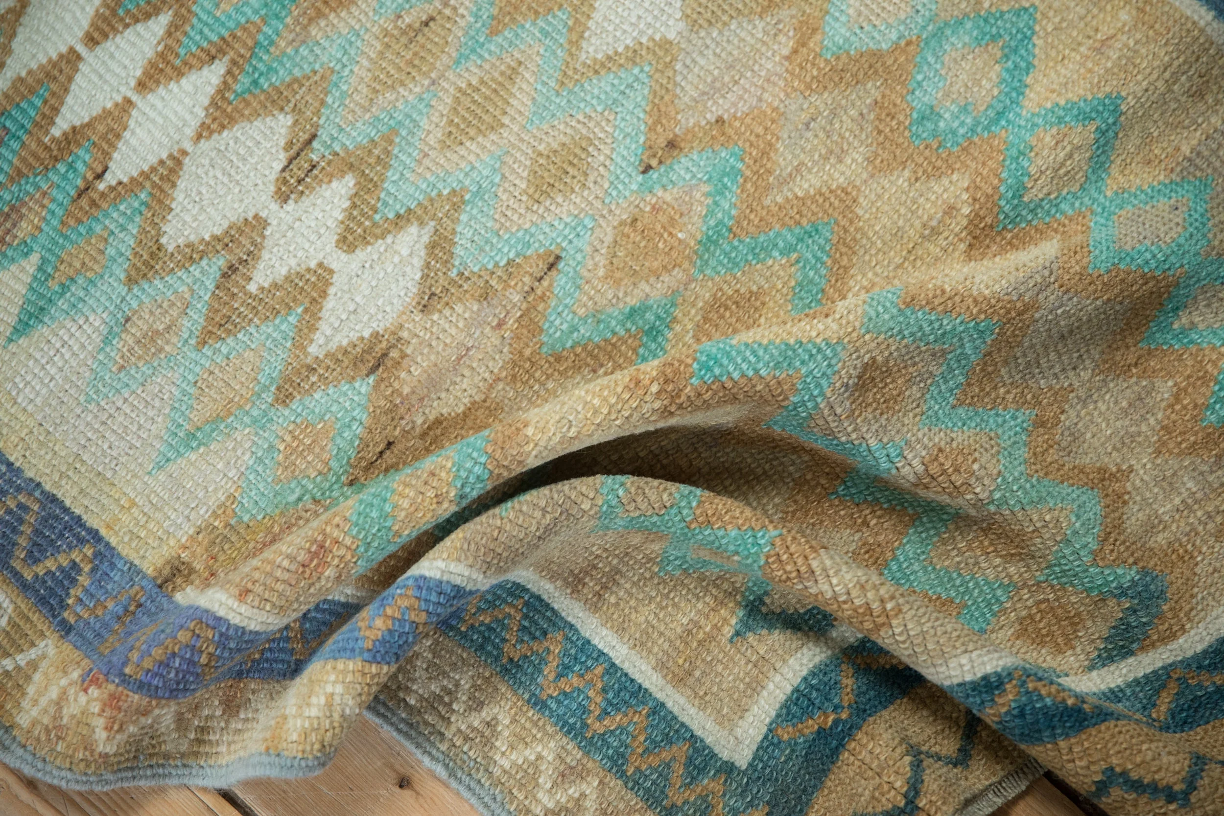 2.5x3.5 Vintage Distressed Oushak Rug - Image 9