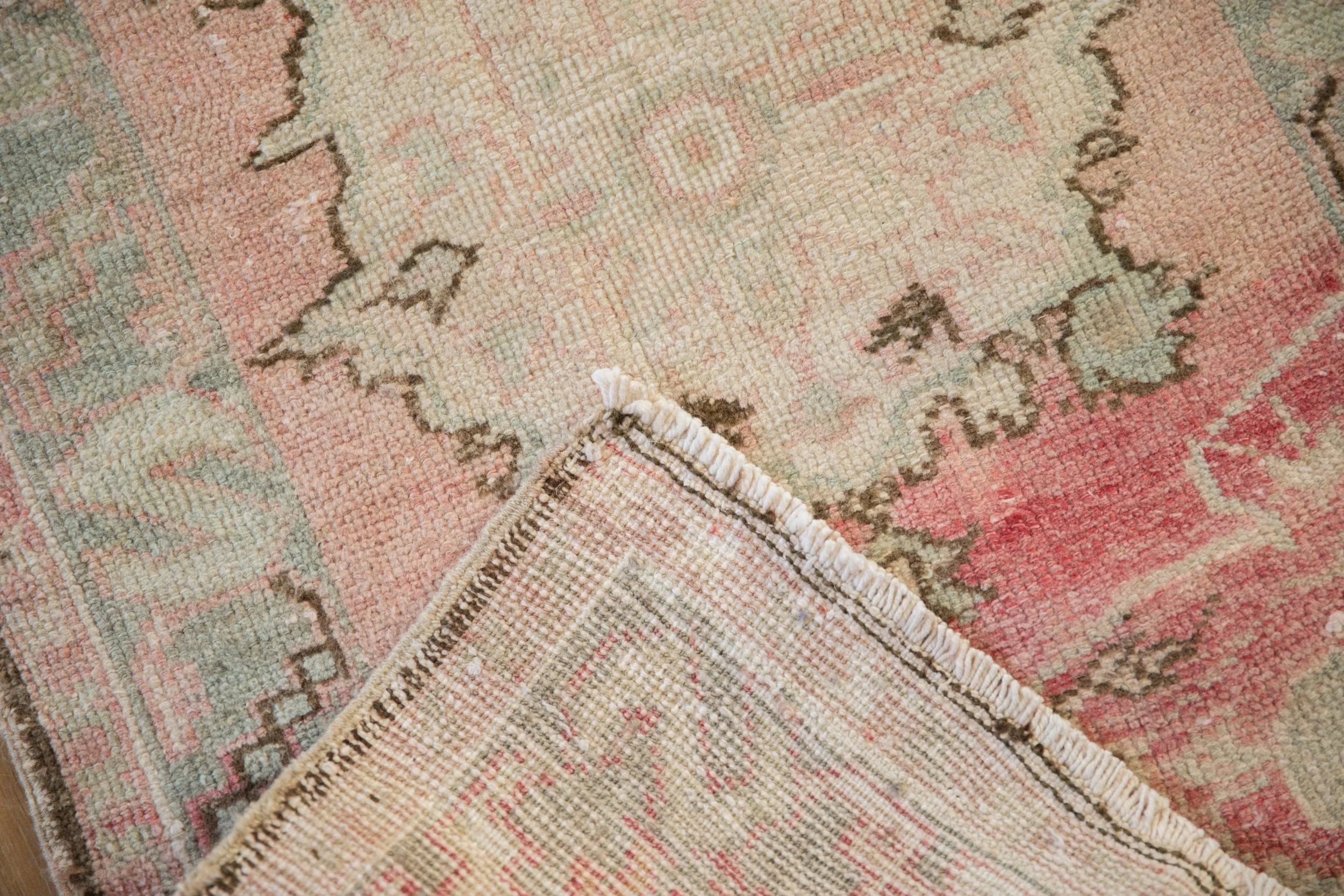 2.5x3.5 Vintage Distressed Oushak Rug - Image 8