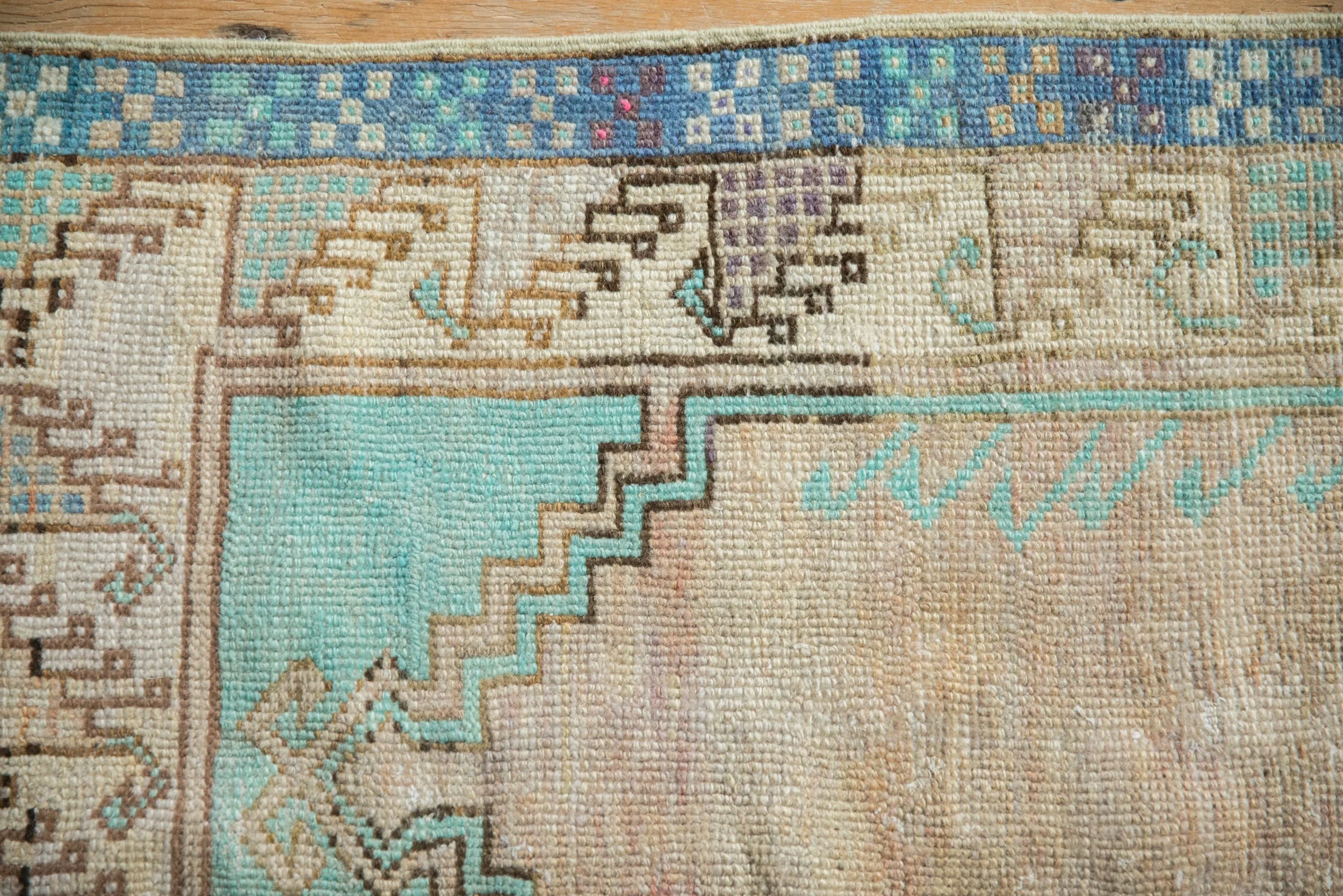 2.5x3.5 Vintage Distressed Oushak Rug - Image 3