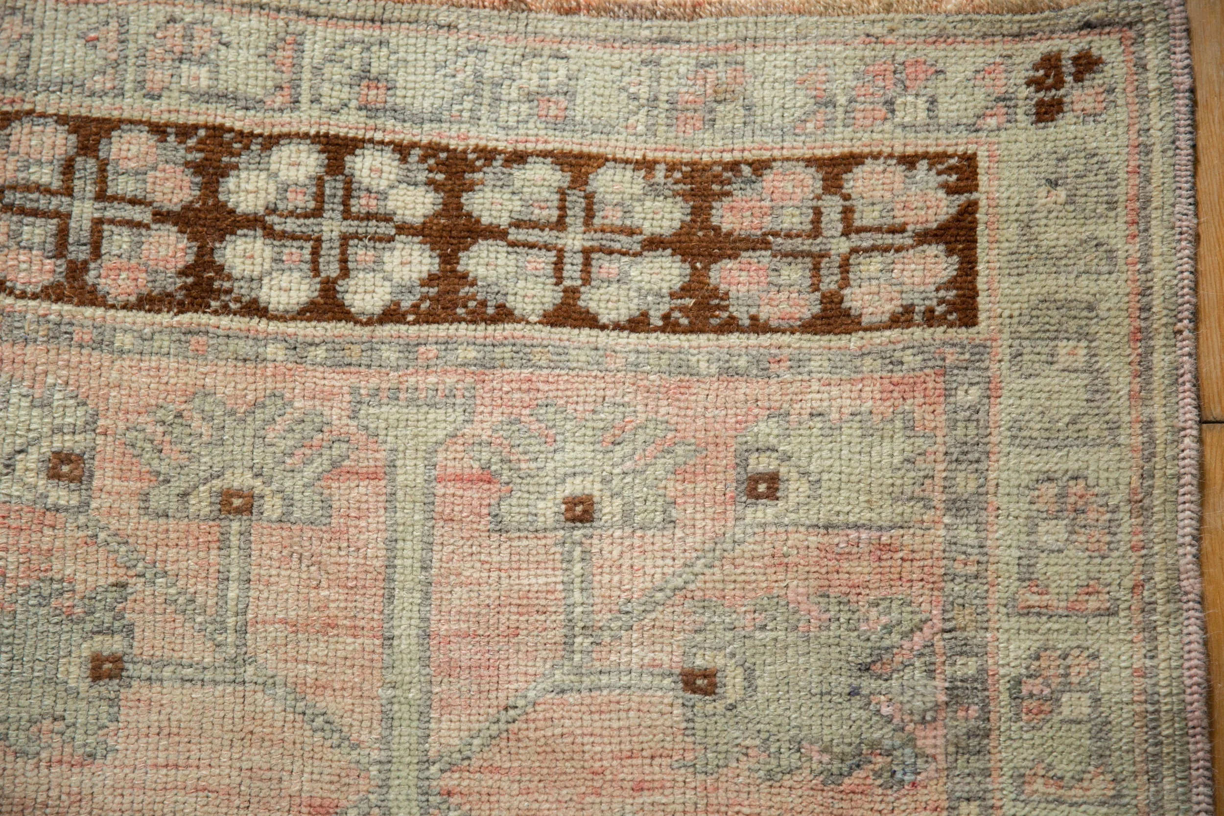 2.5x3.5 Vintage Distressed Oushak Rug - Image 3