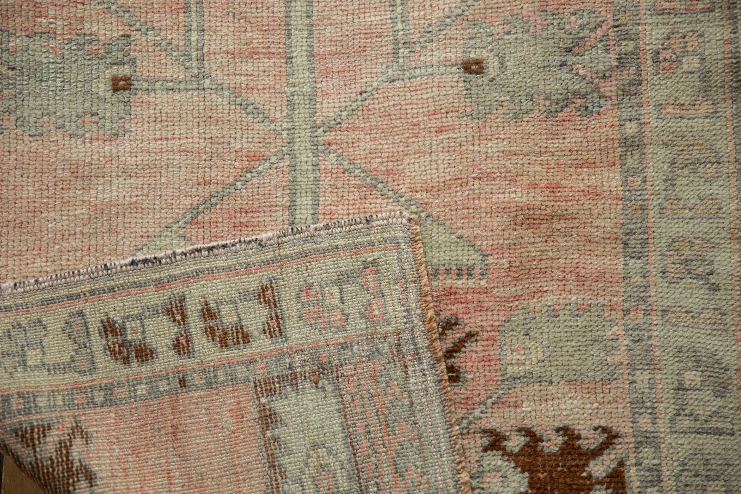 2.5x3.5 Vintage Distressed Oushak Rug - Image 8