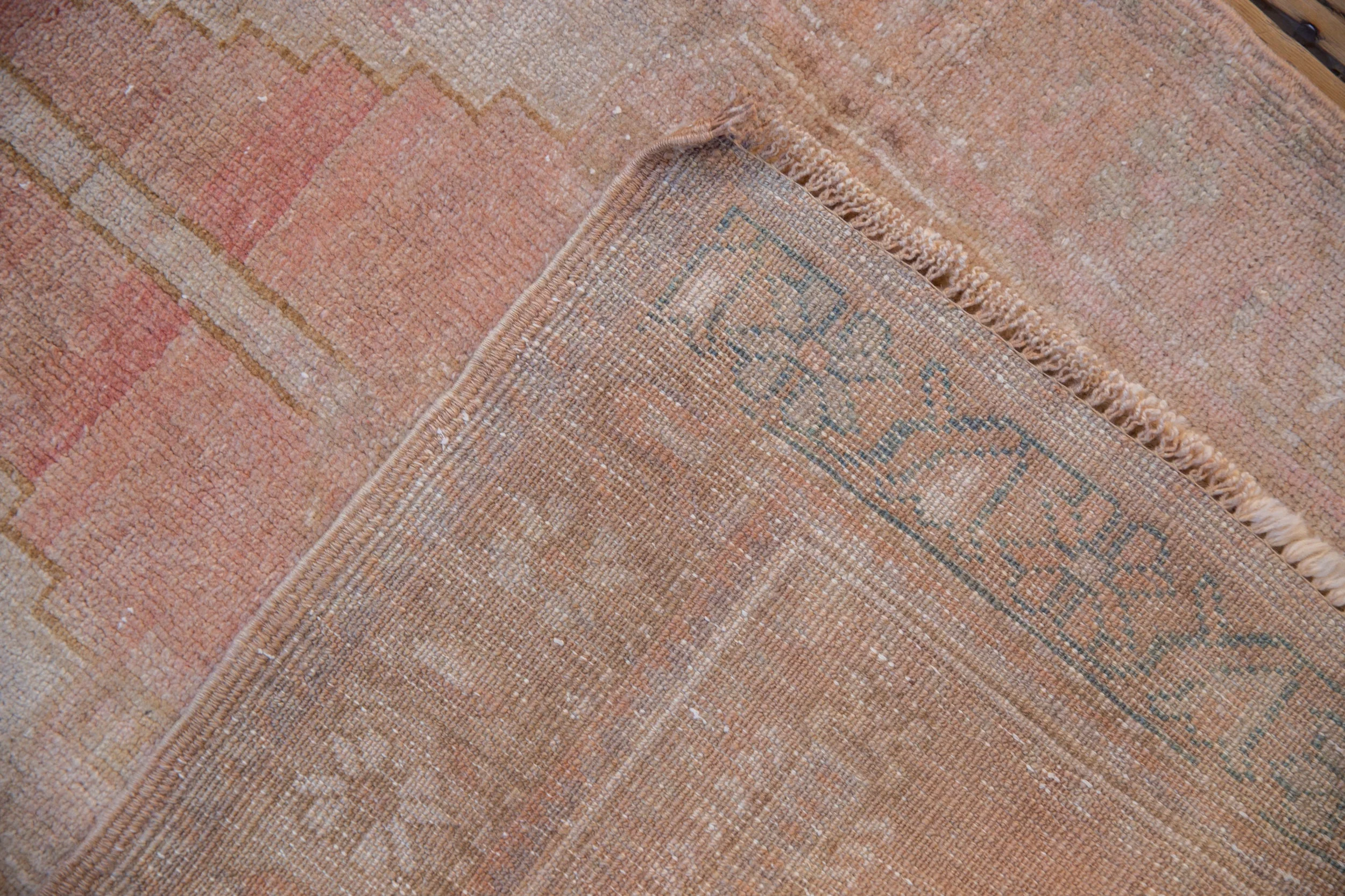 2.5x3.5 Vintage Distressed Oushak Rug - Image 7