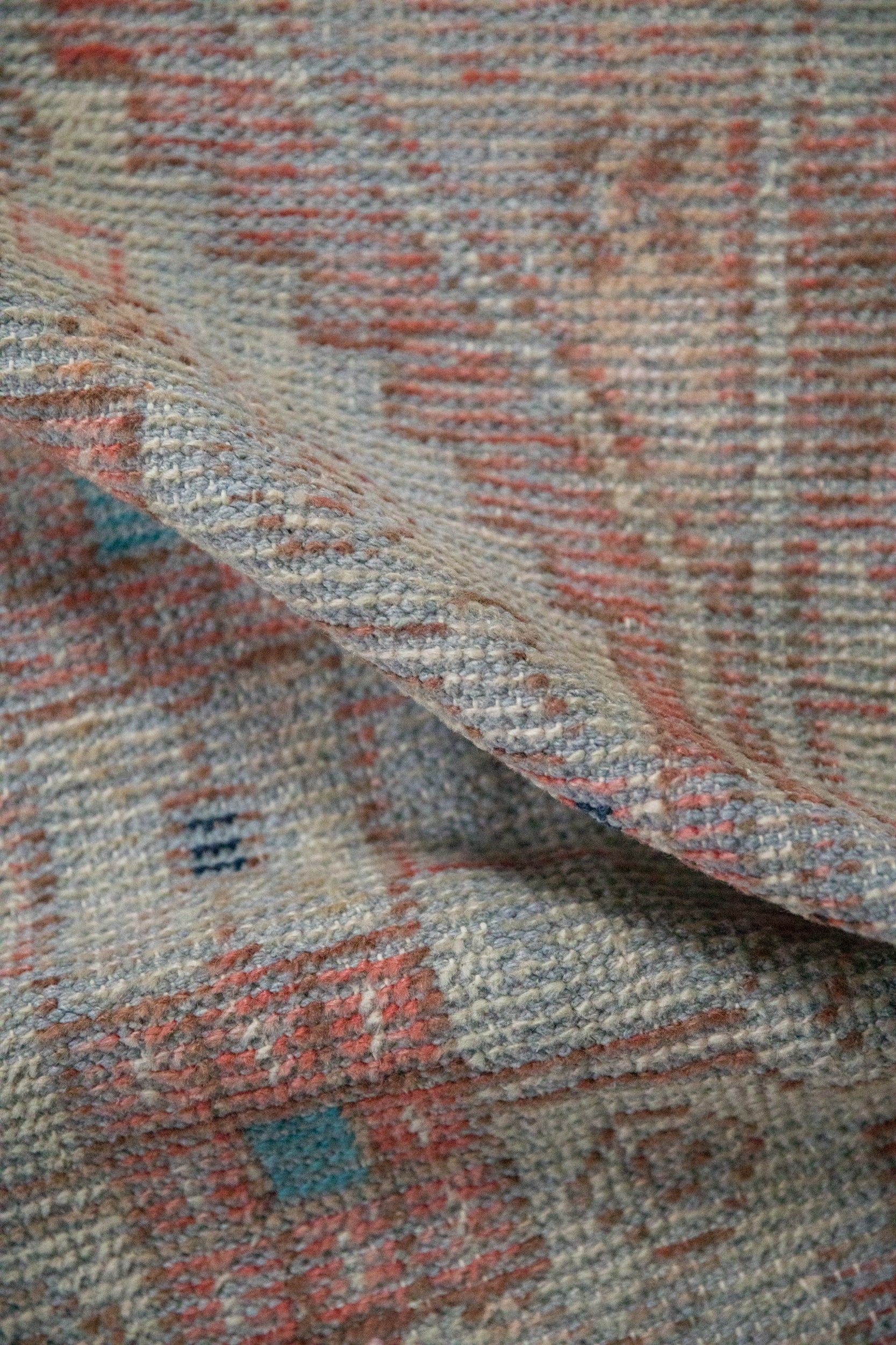 2.5x3.5 Vintage Distressed Oushak Rug - Image 5