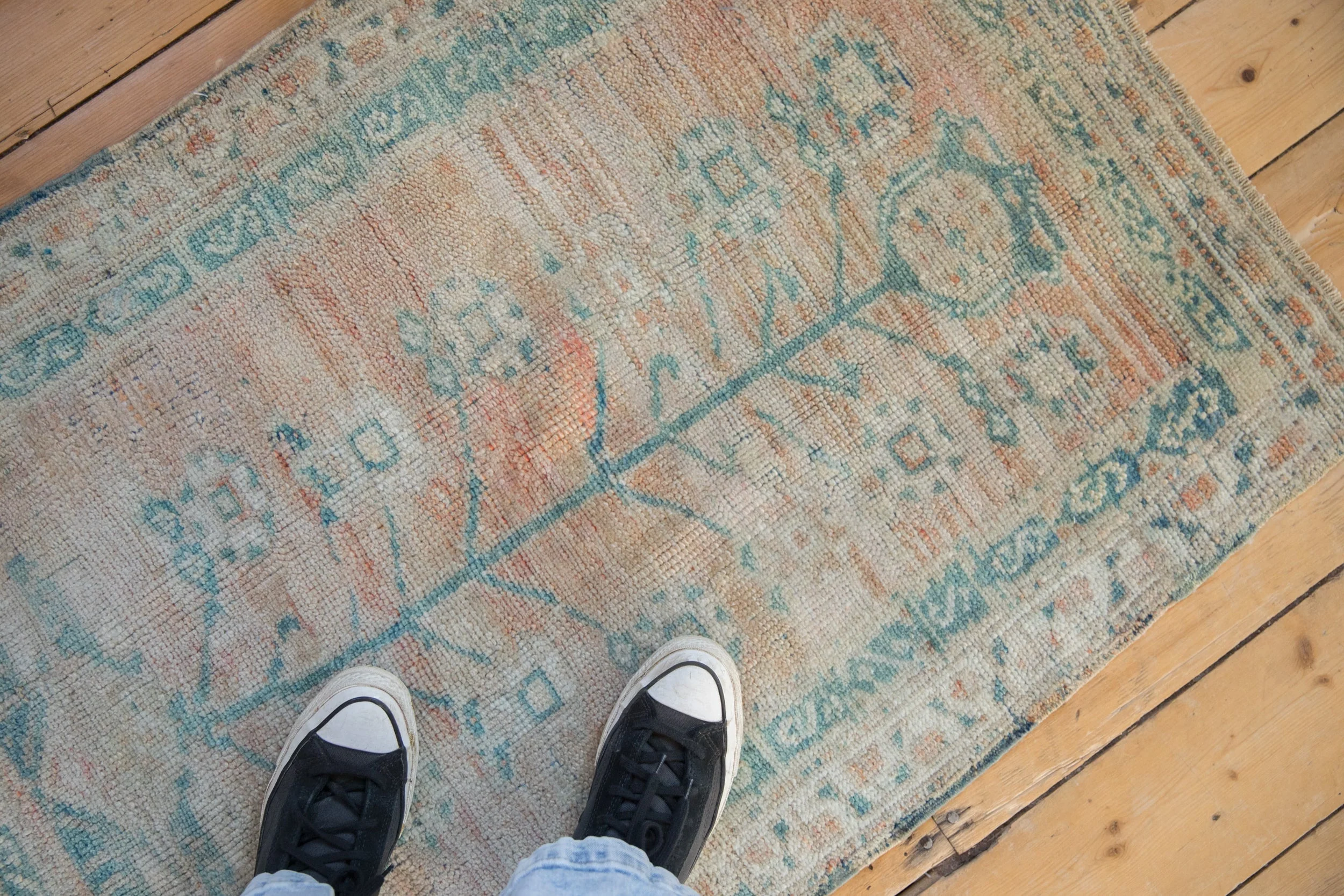 2.5x3.5 Vintage Distressed Oushak Rug - Image 2