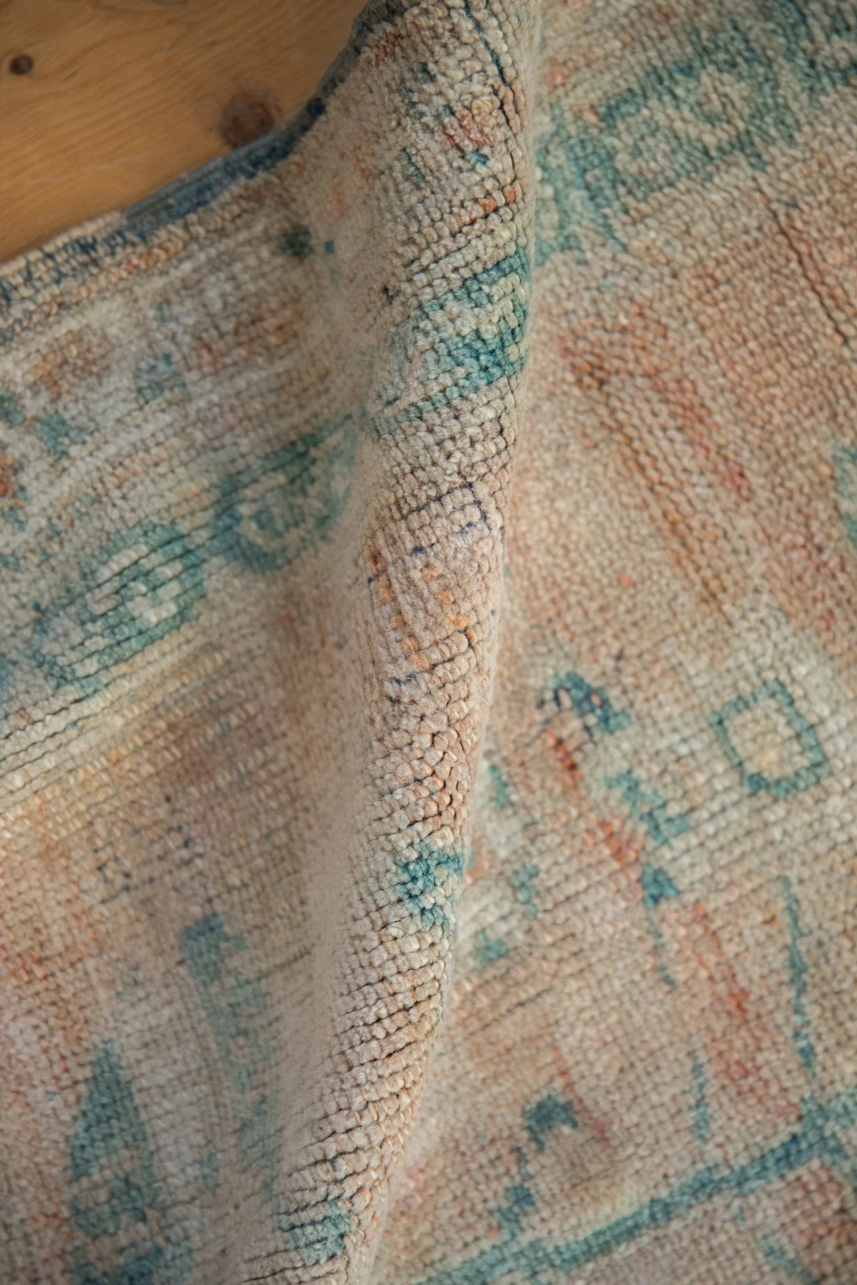2.5x3.5 Vintage Distressed Oushak Rug - Image 7