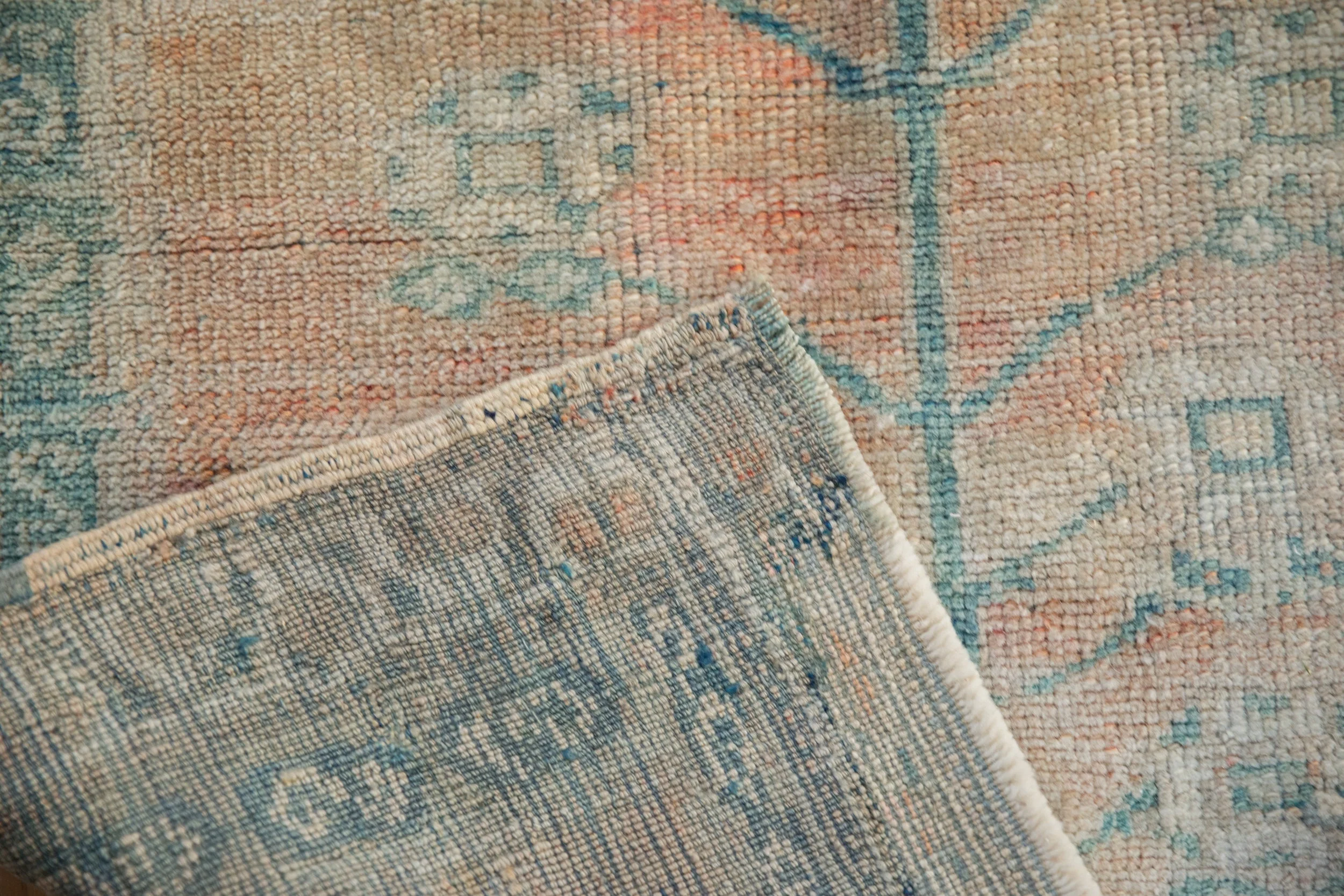 2.5x3.5 Vintage Distressed Oushak Rug - Image 8