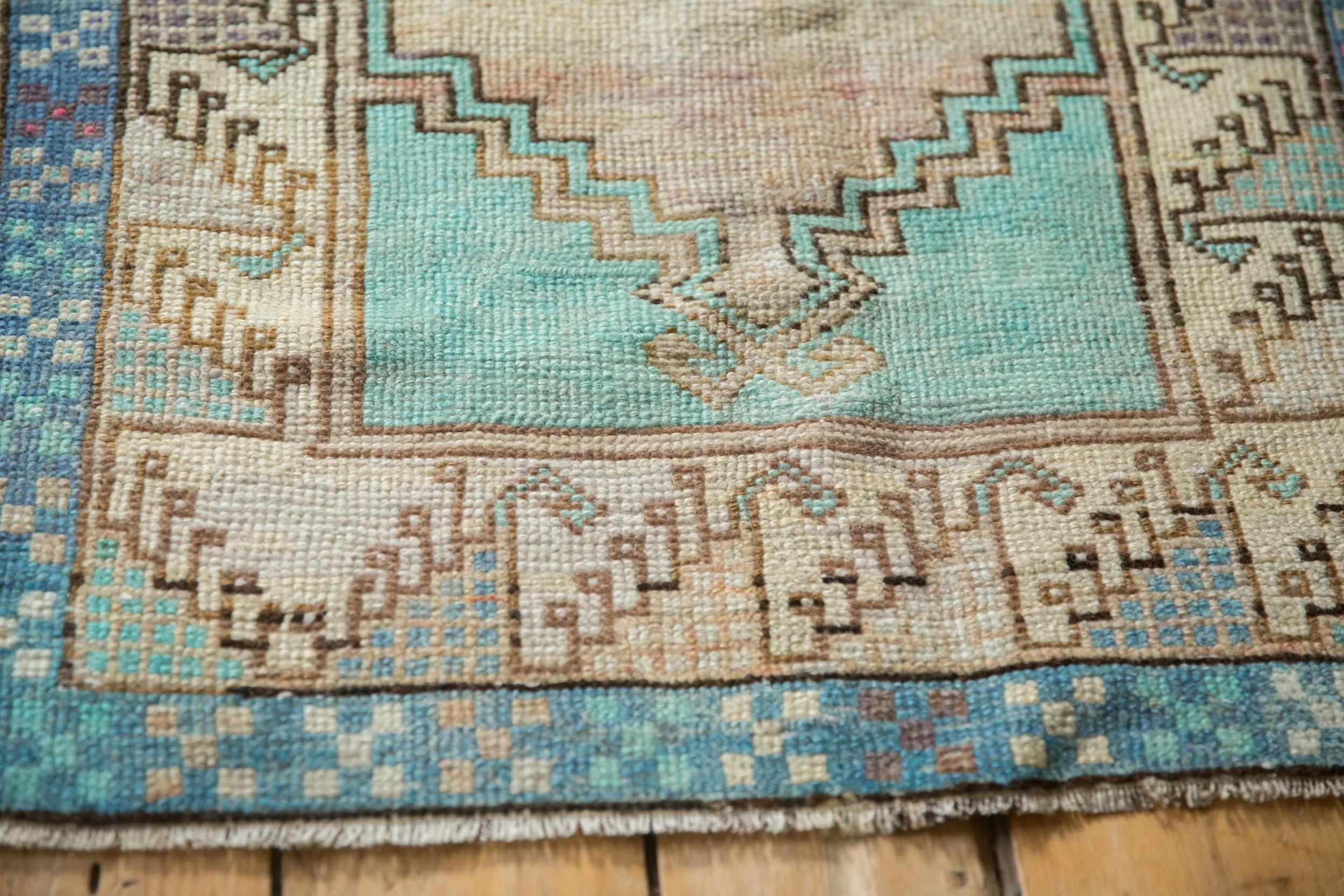 2.5x3.5 Vintage Distressed Oushak Rug - Image 7
