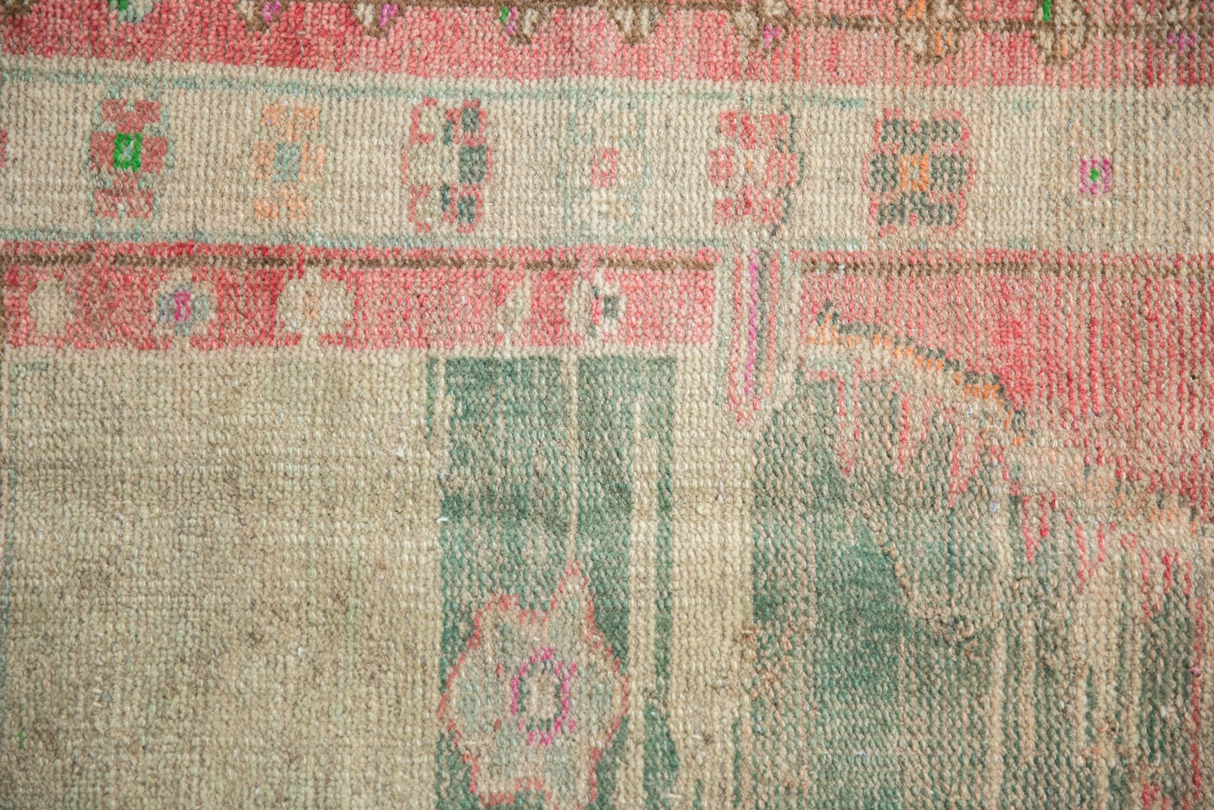 2.5x3.5 Vintage Distressed Oushak Rug - Image 3