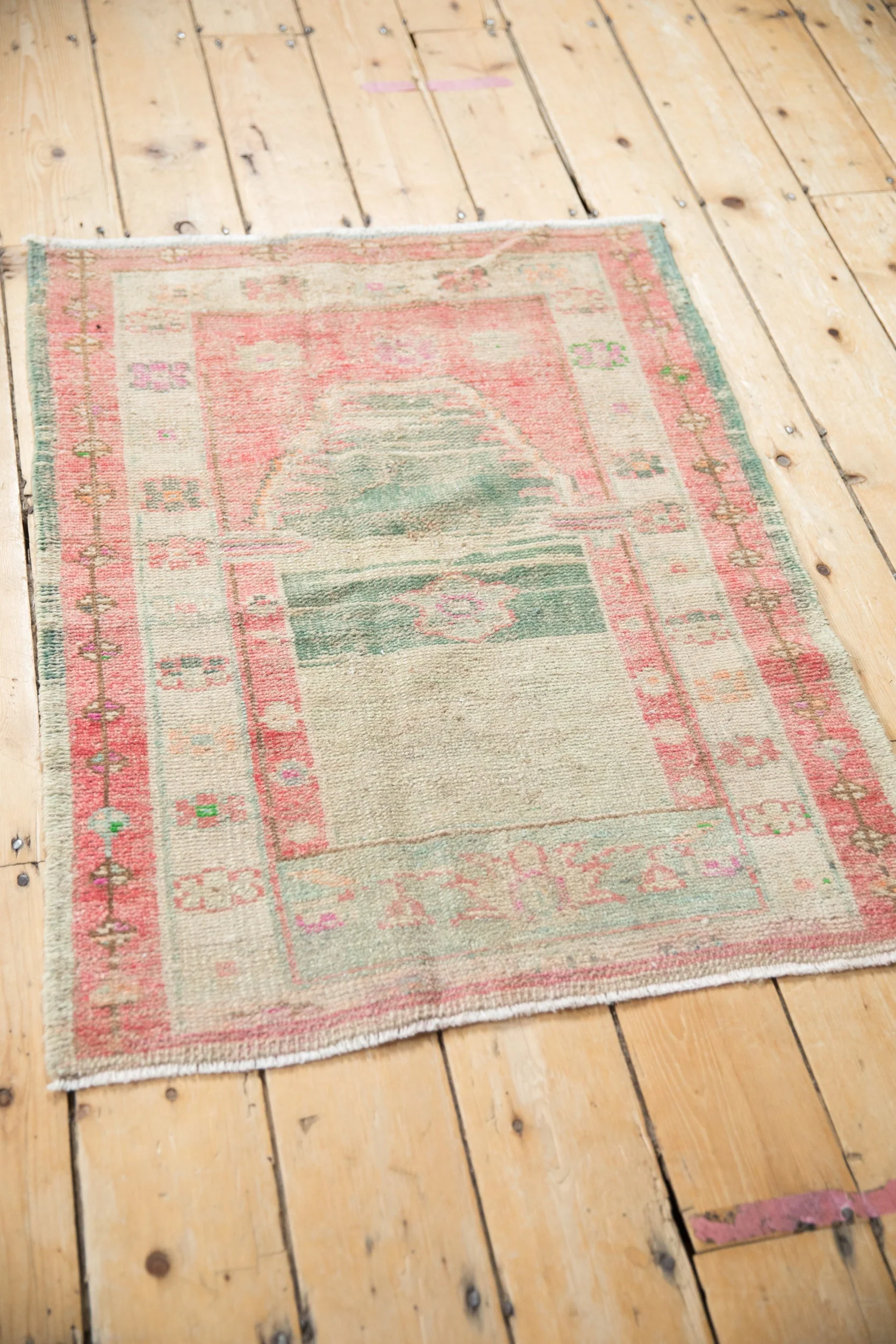 2.5x3.5 Vintage Distressed Oushak Rug - Image 5