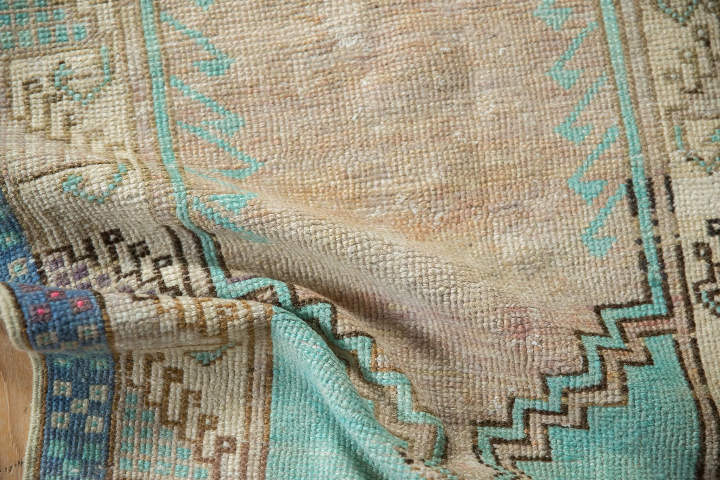 2.5x3.5 Vintage Distressed Oushak Rug - Image 8