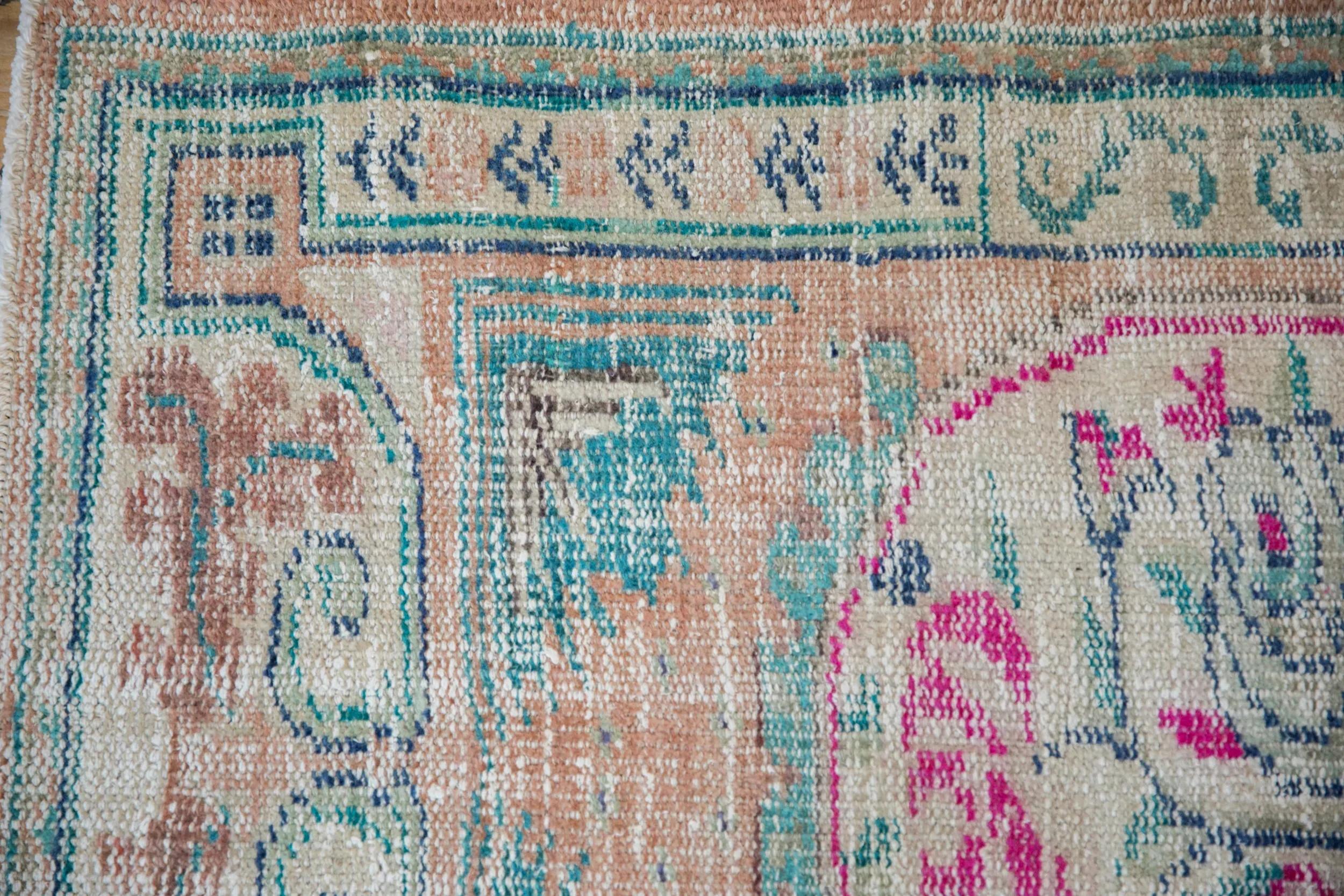 2.5x3.5 Vintage Distressed Oushak Rug - Image 3