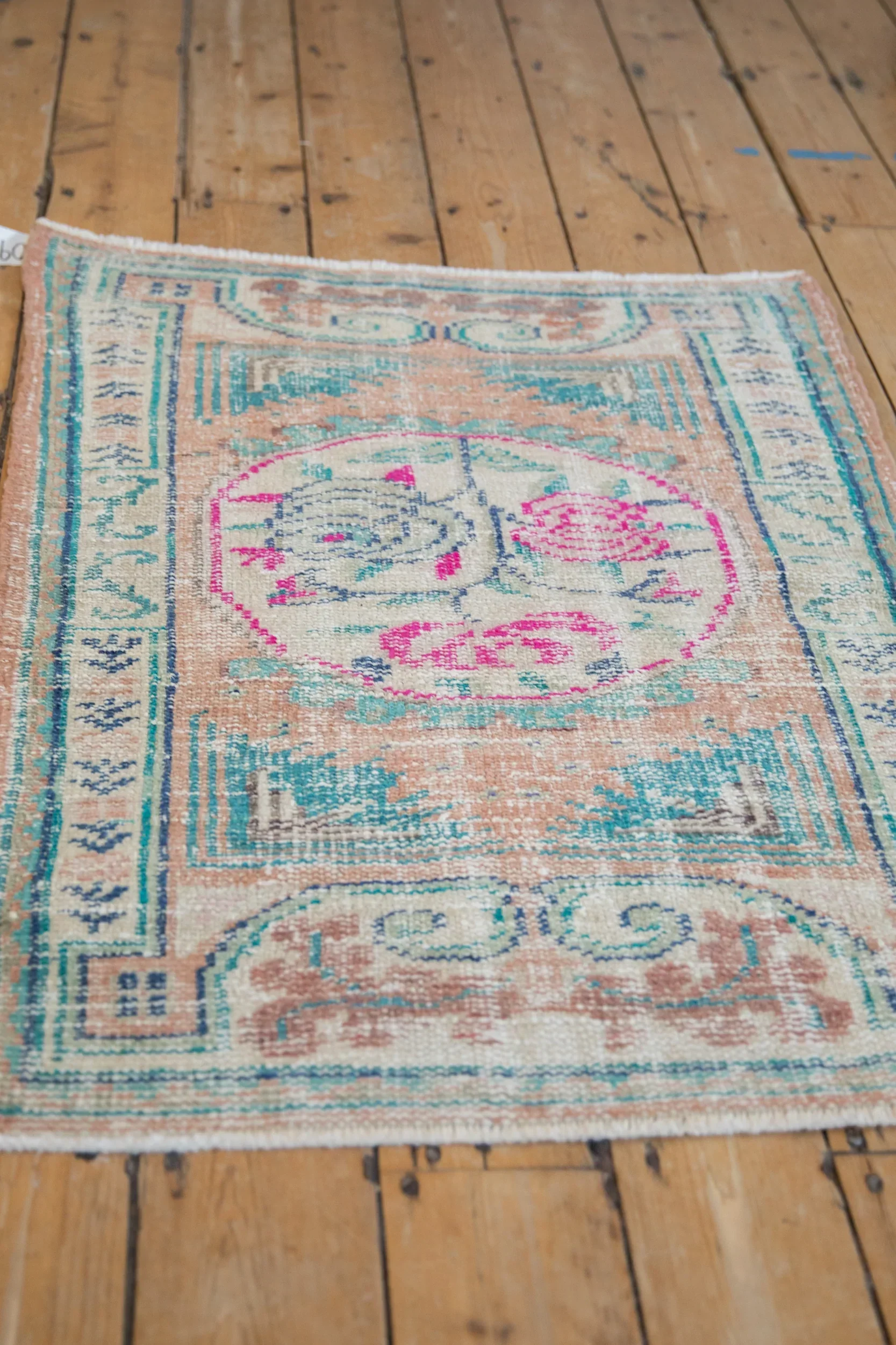 2.5x3.5 Vintage Distressed Oushak Rug - Image 5