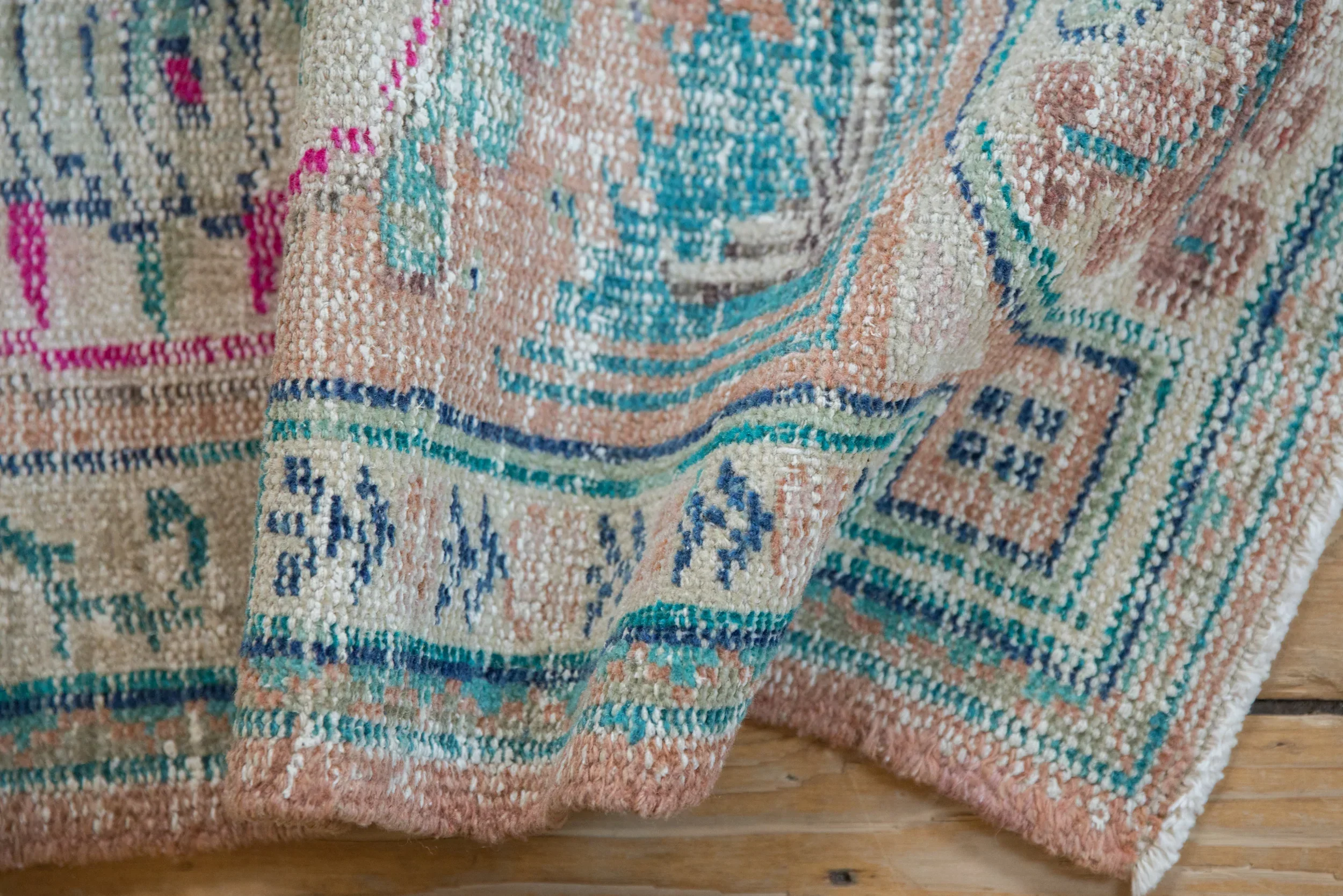 2.5x3.5 Vintage Distressed Oushak Rug - Image 6