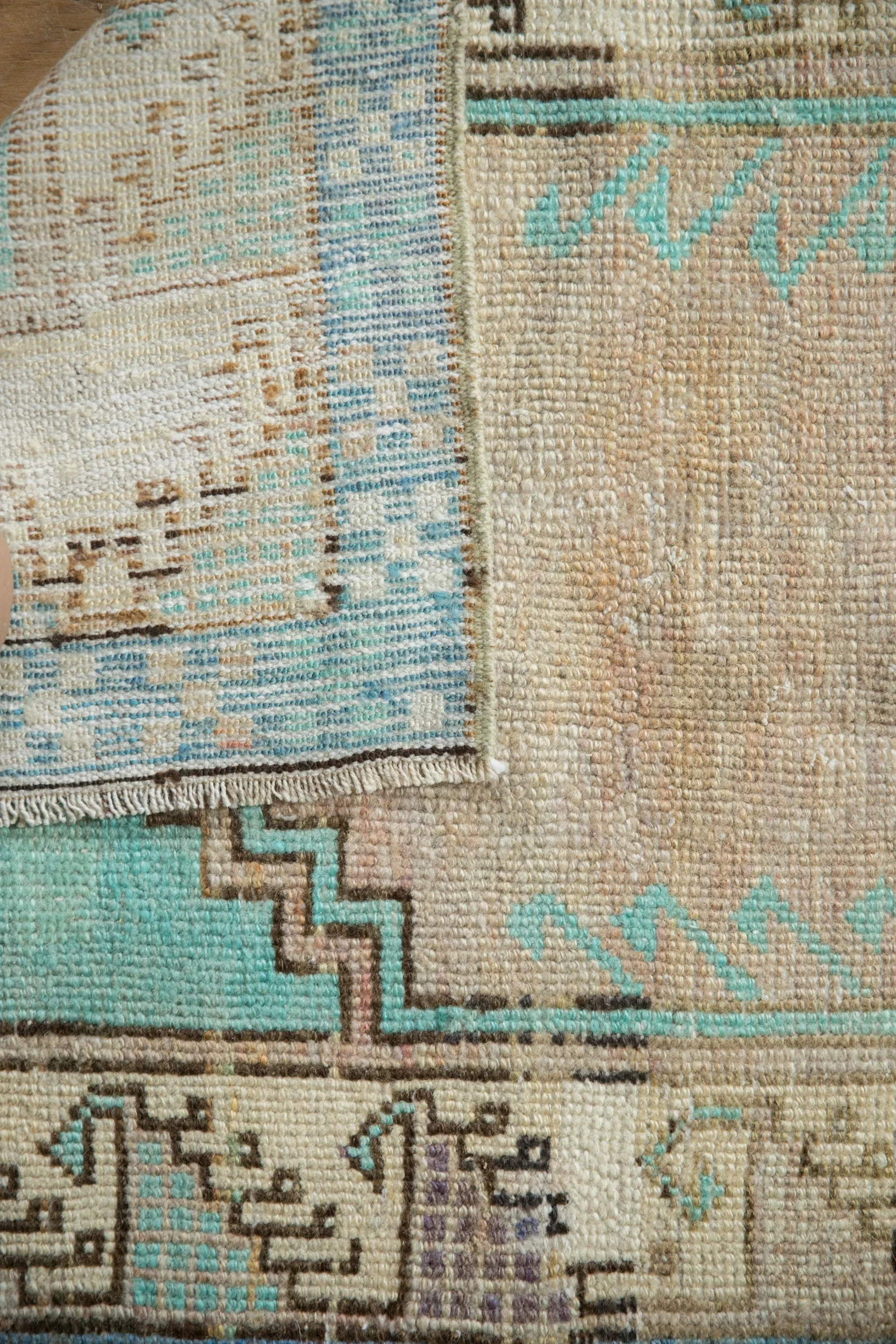 2.5x3.5 Vintage Distressed Oushak Rug - Image 9