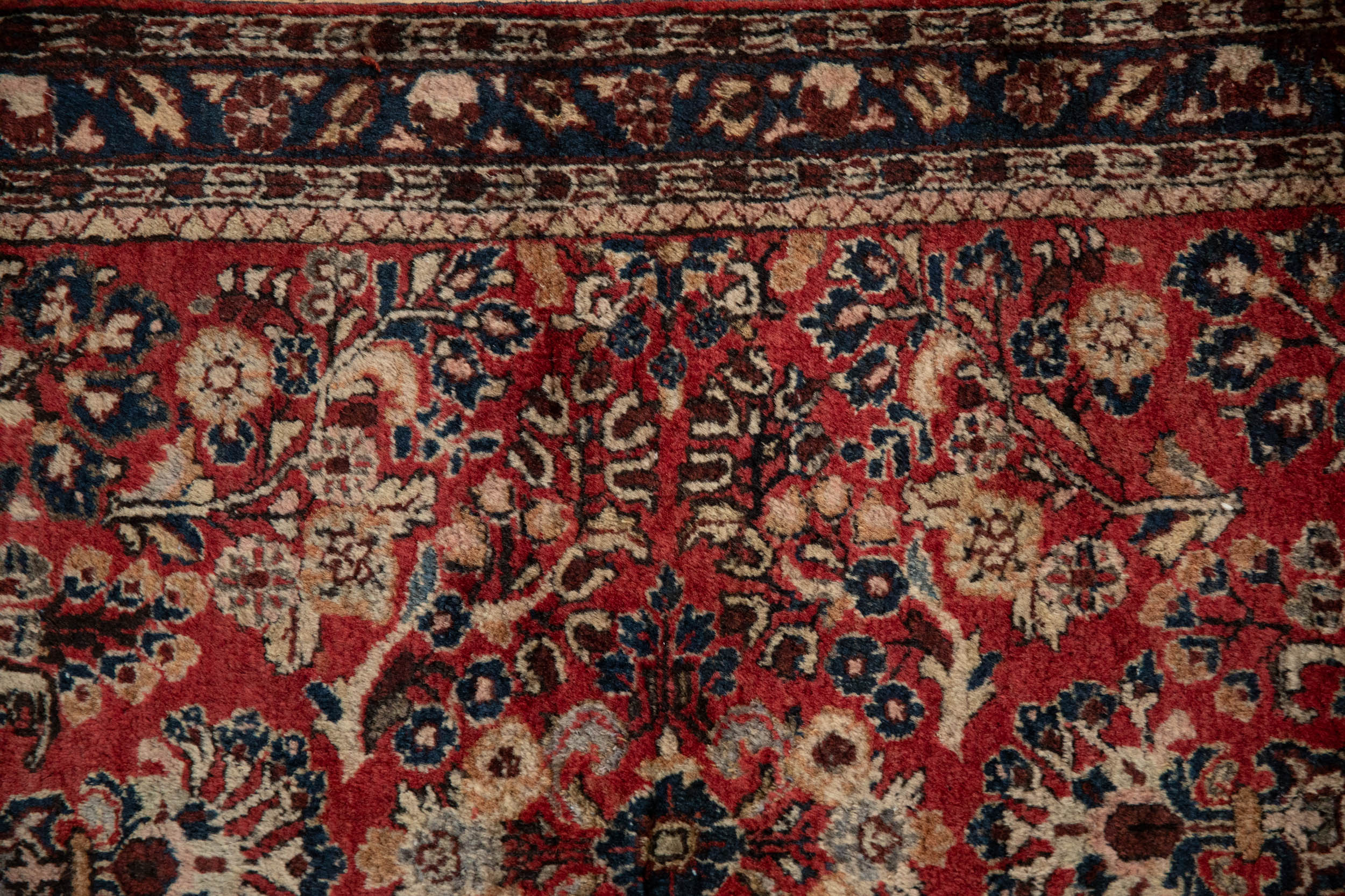 2.5x3.5 Vintage German Sarouk Rug - Image 3