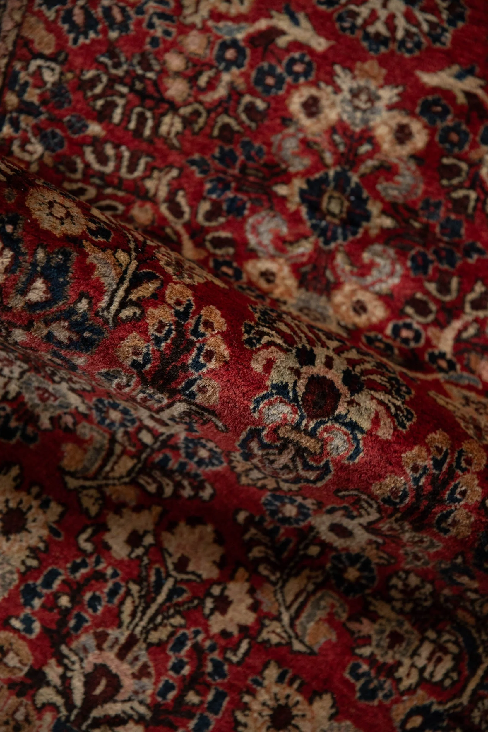 2.5x3.5 Vintage German Sarouk Rug - Image 8
