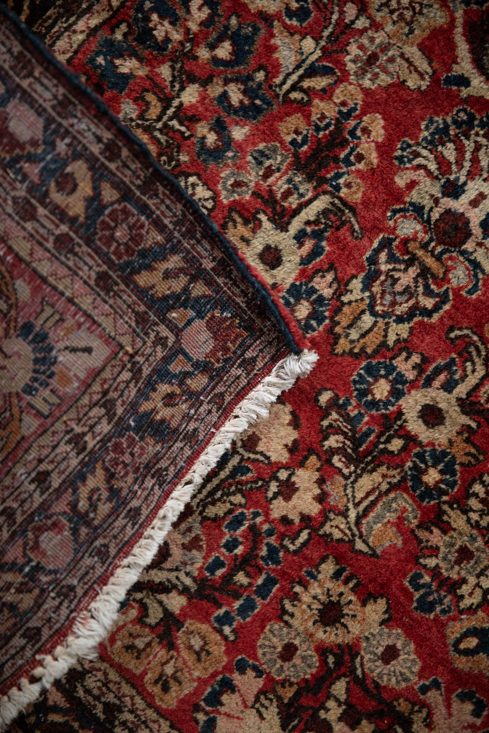 2.5x3.5 Vintage German Sarouk Rug - Image 9