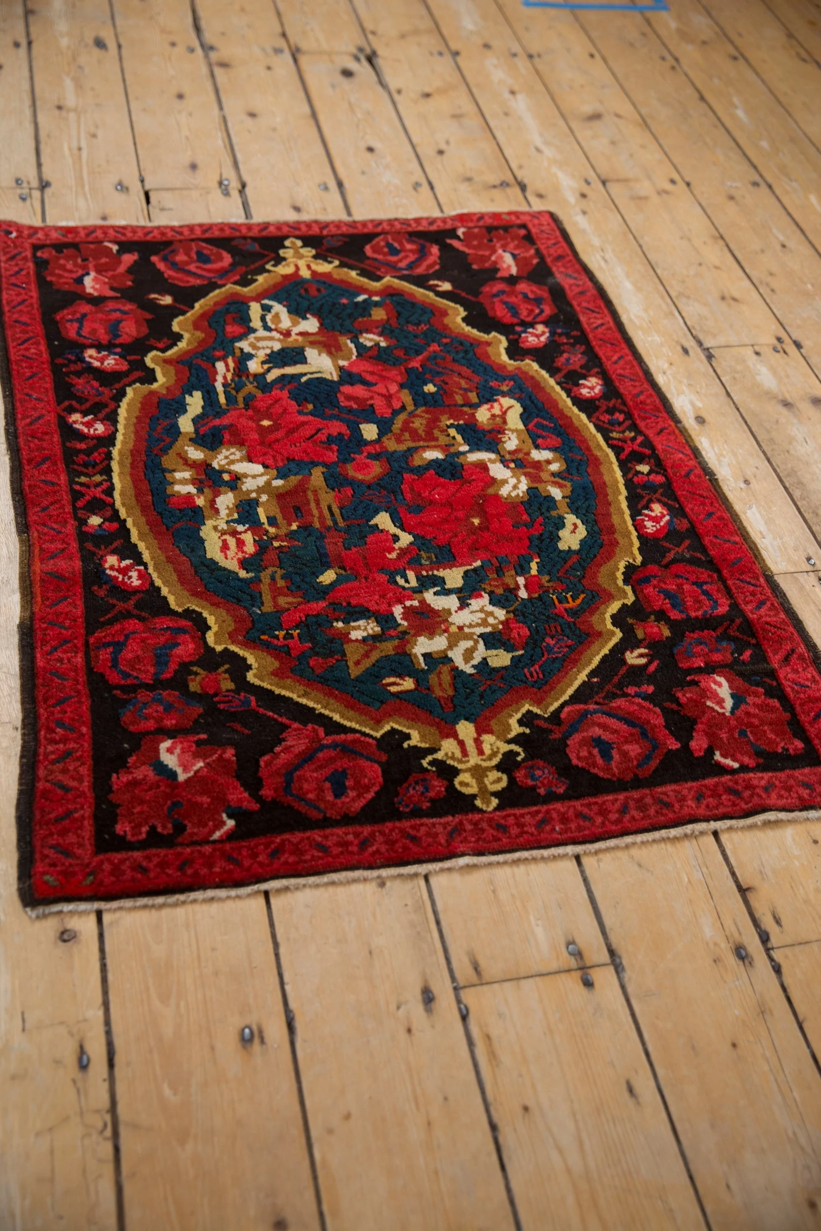 2.5x3.5 Vintage Karabagh Rug - Image 3