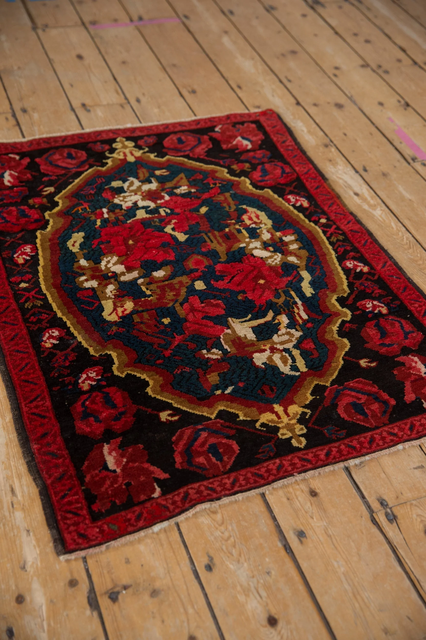 2.5x3.5 Vintage Karabagh Rug - Image 4