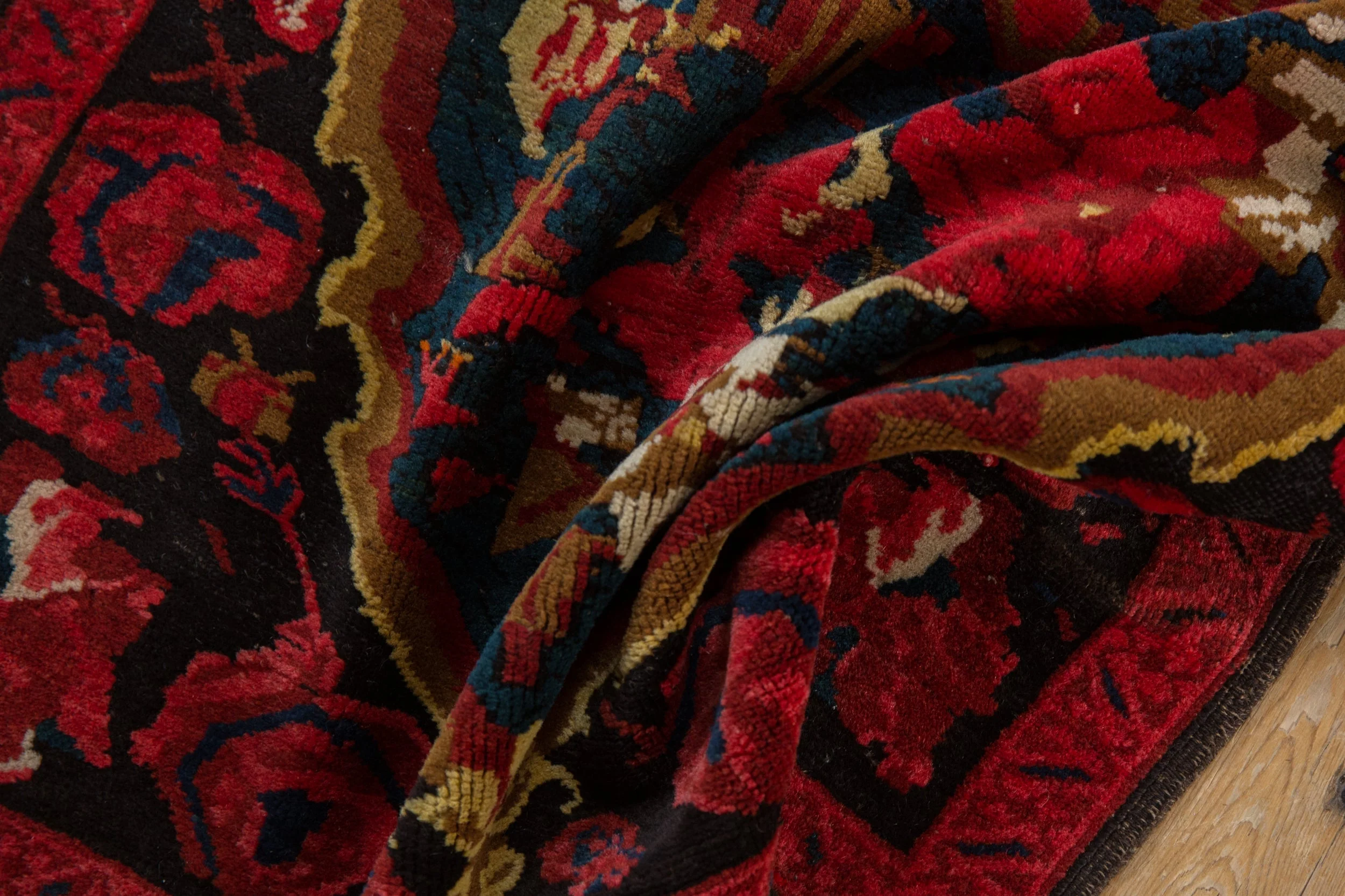 2.5x3.5 Vintage Karabagh Rug - Image 7