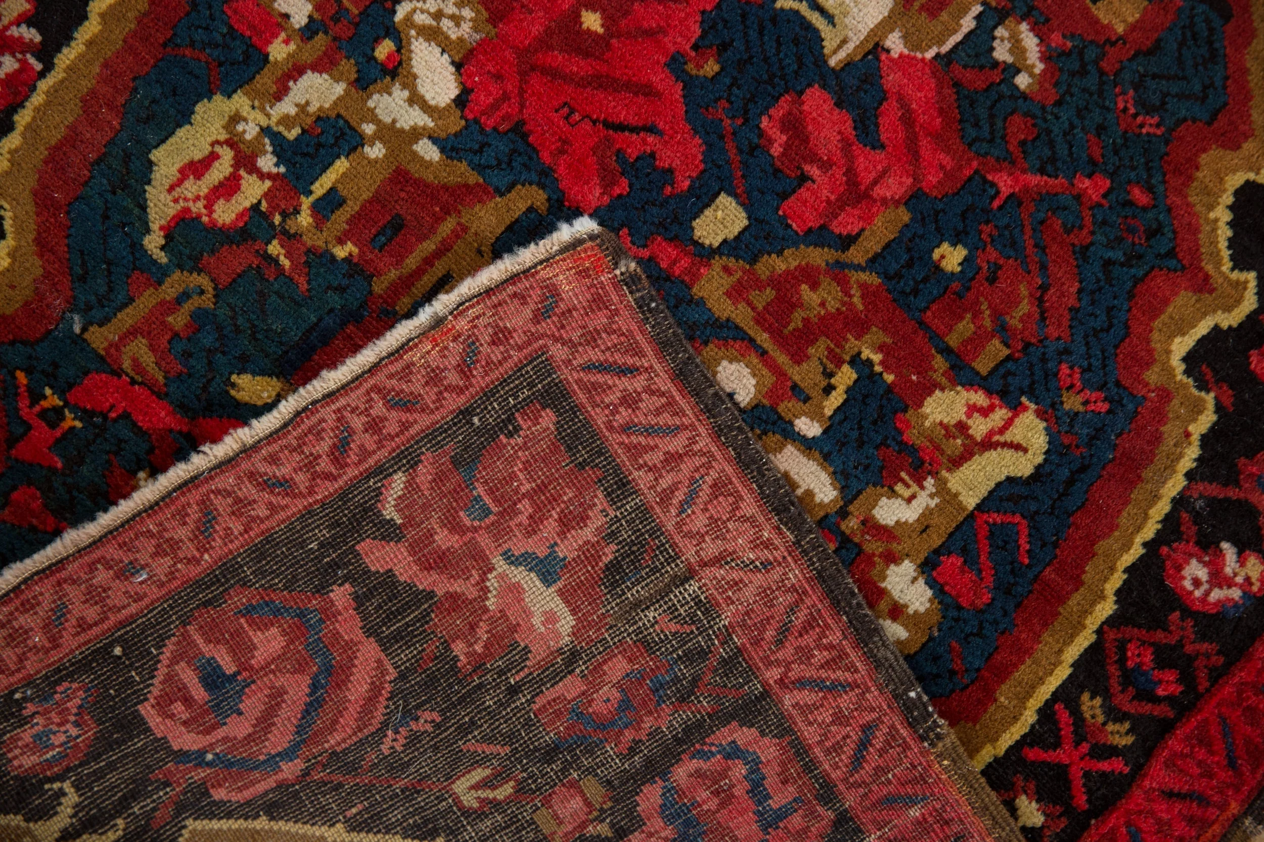 2.5x3.5 Vintage Karabagh Rug - Image 8