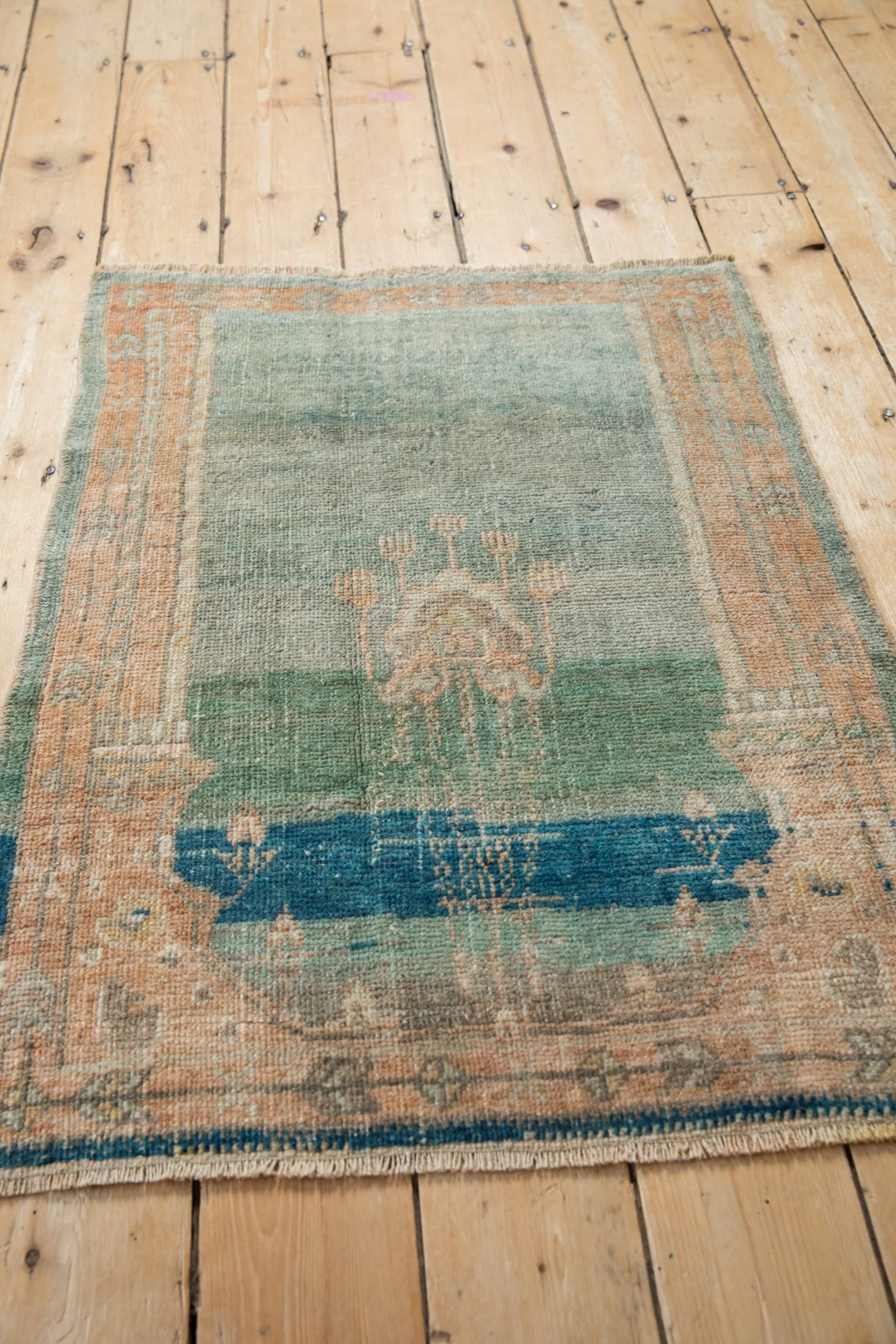 2.5x3.5 Vintage Oushak Rug - Image 6