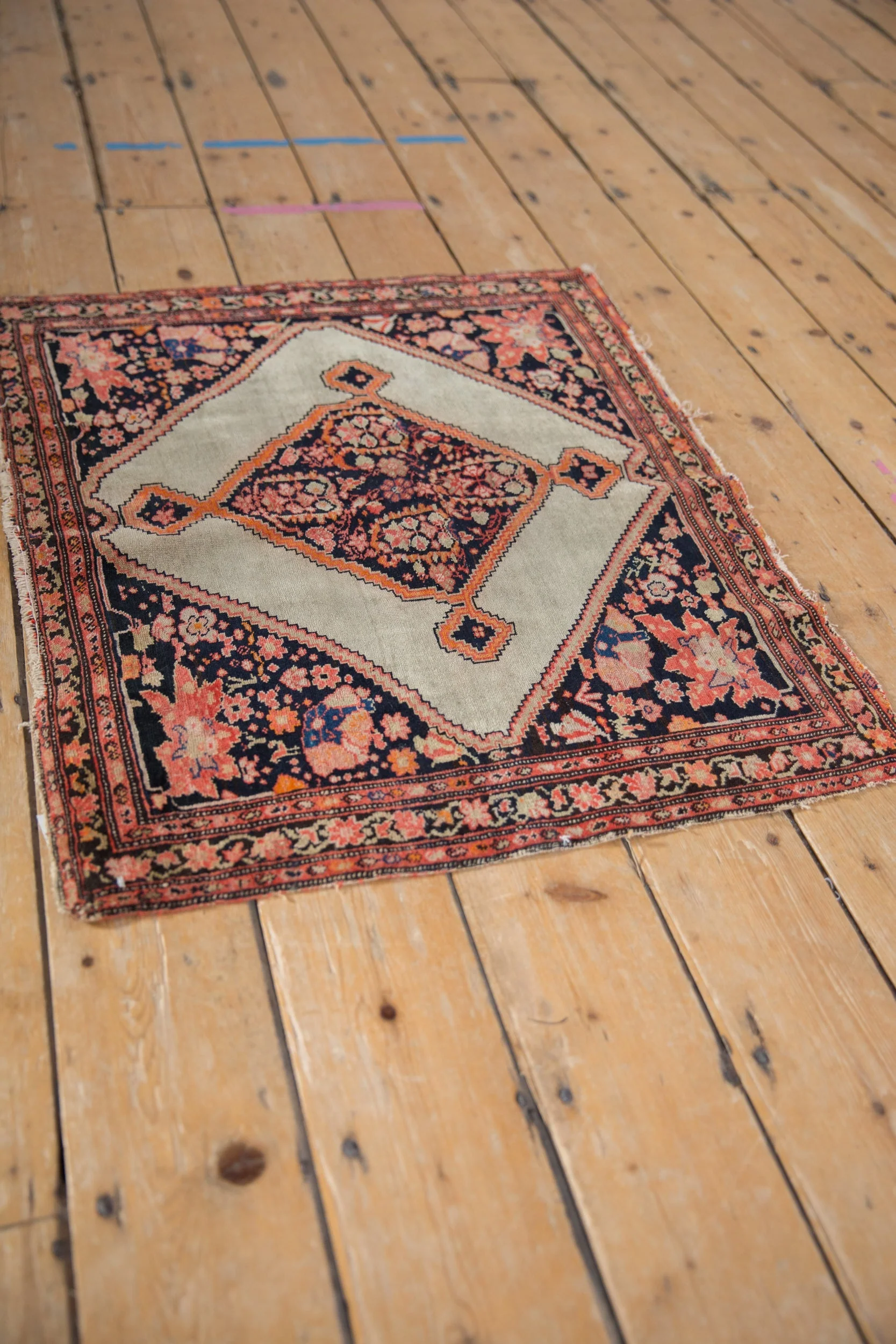 2.5x3 Antique Fine Malayer Square Rug - Image 3