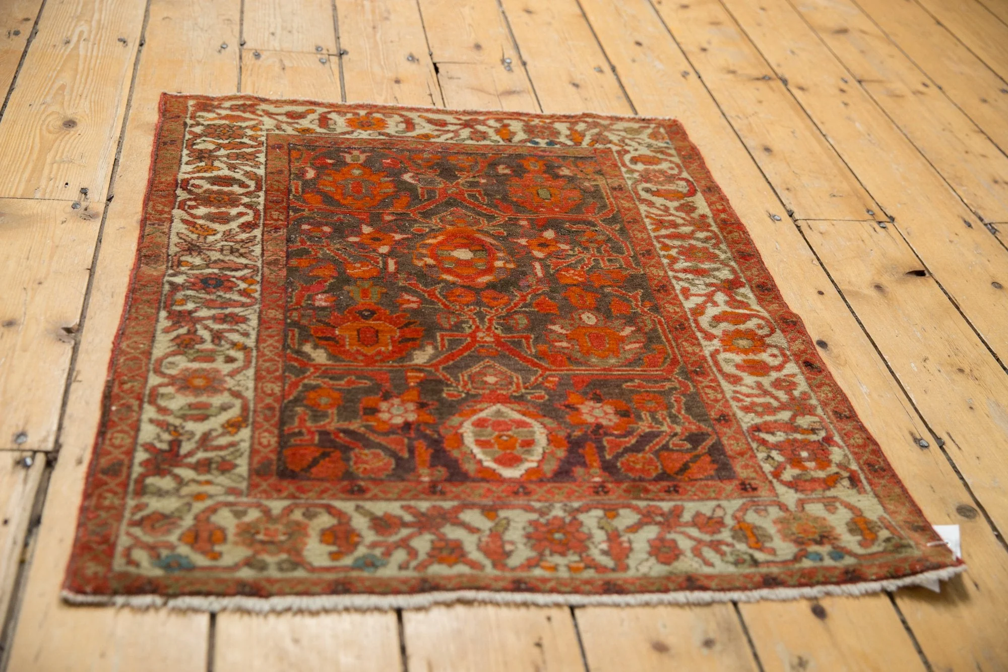 2.5x3 Antique Fragment Malayer Square Rug - Image 3