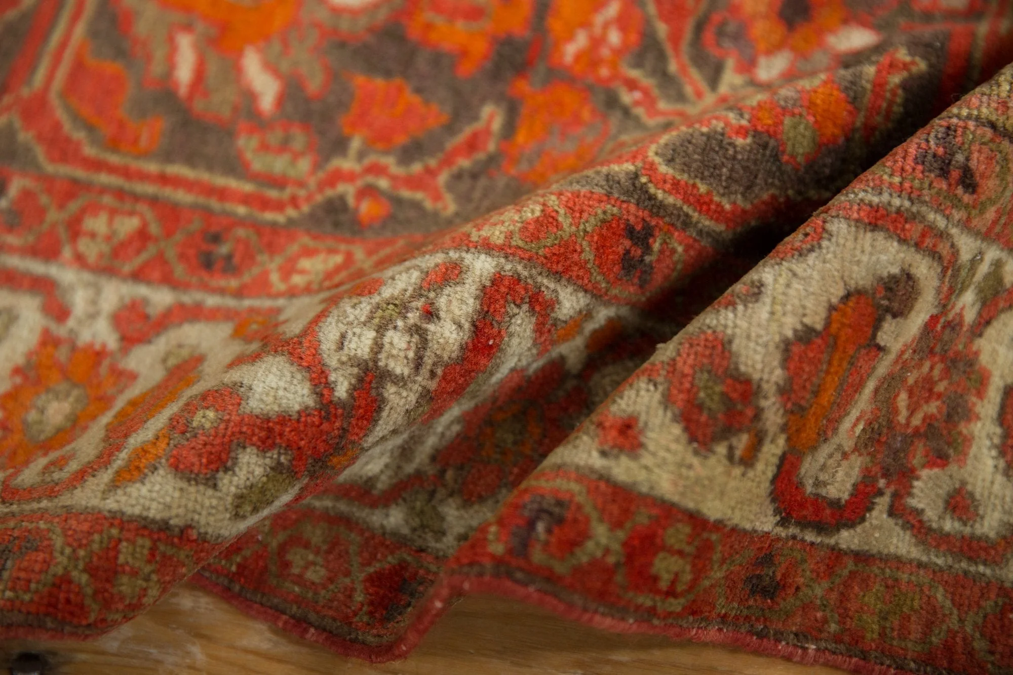 2.5x3 Antique Fragment Malayer Square Rug - Image 7
