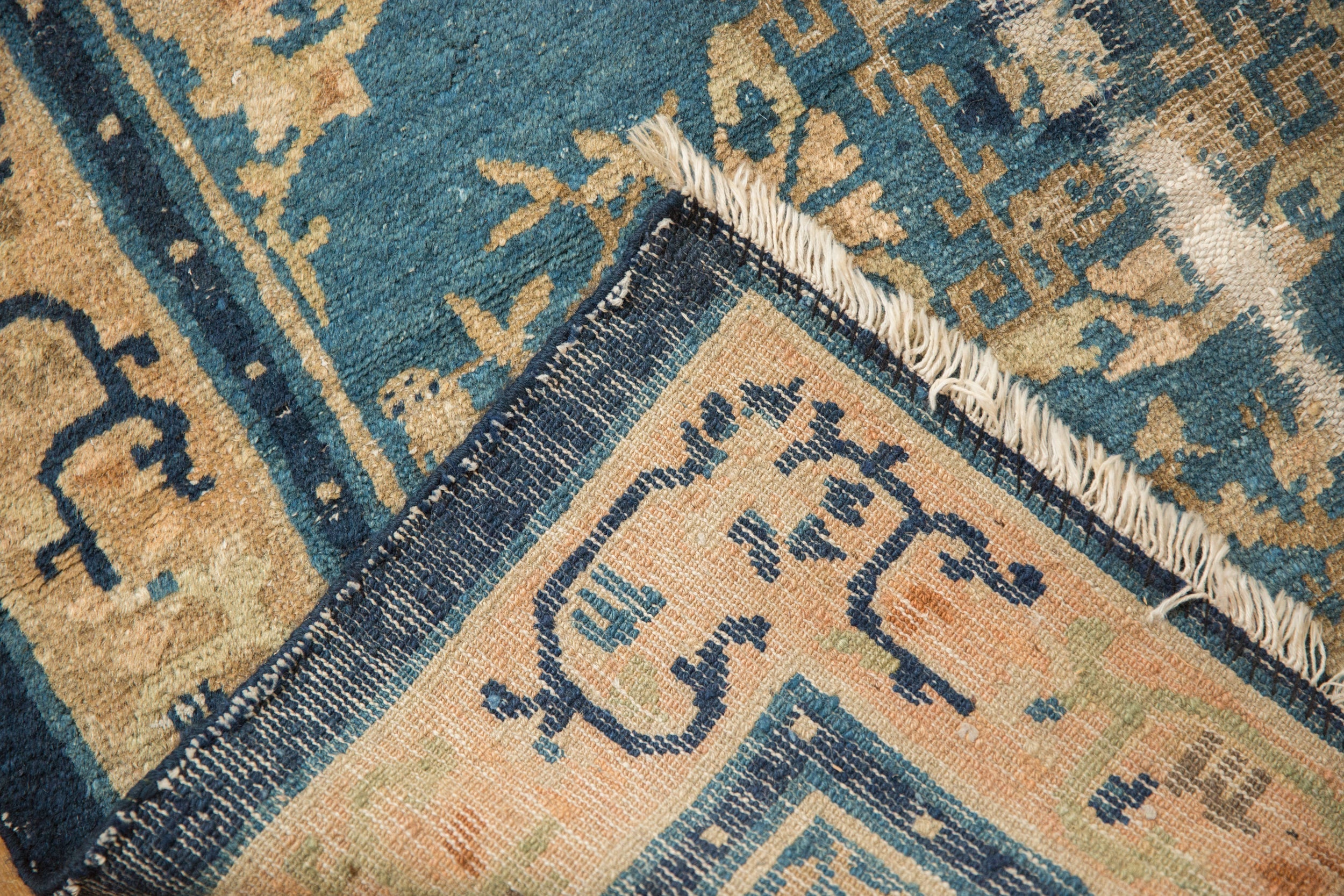 2.5x3 Antique Peking Square Rug - Image 10