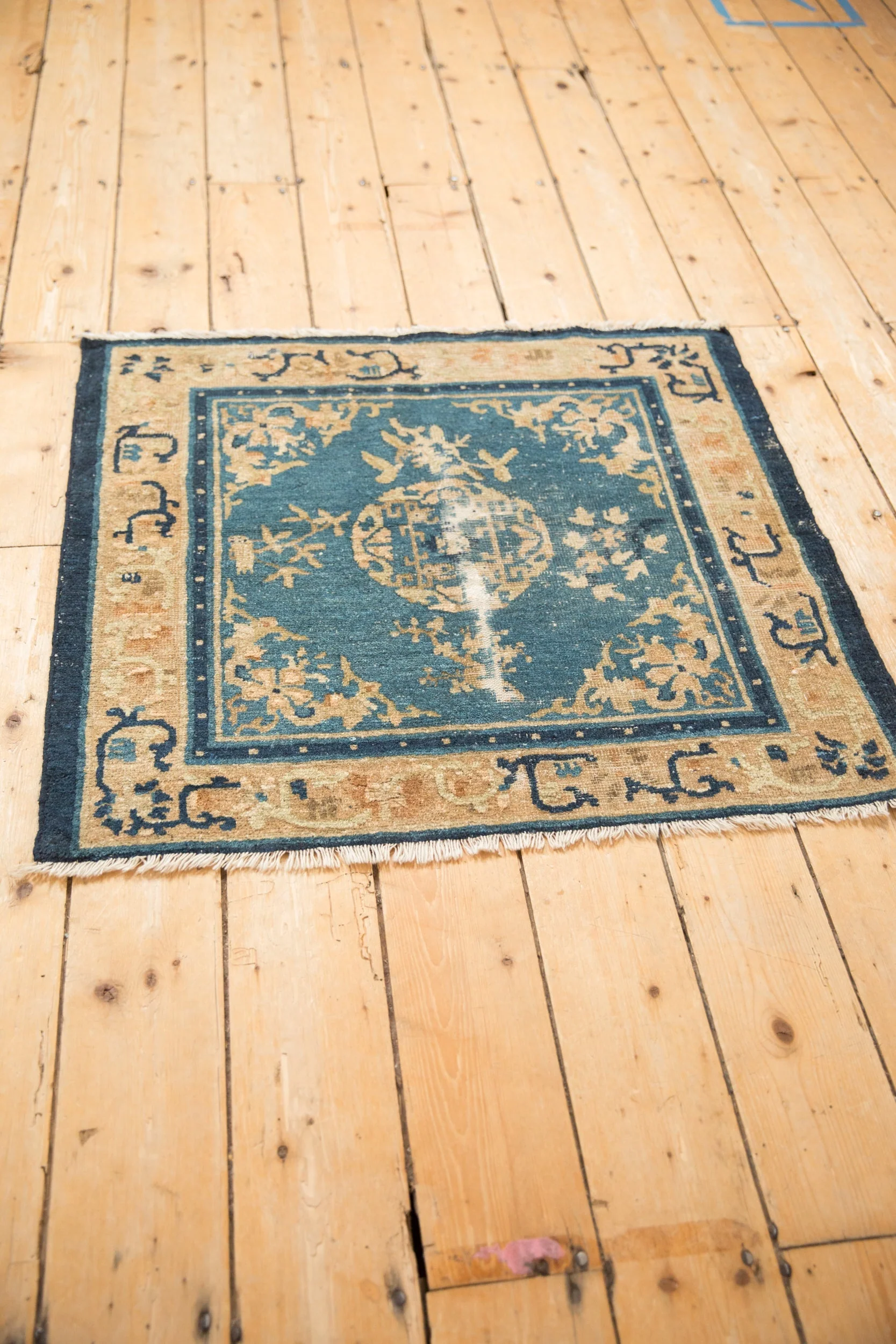 2.5x3 Antique Peking Square Rug - Image 6