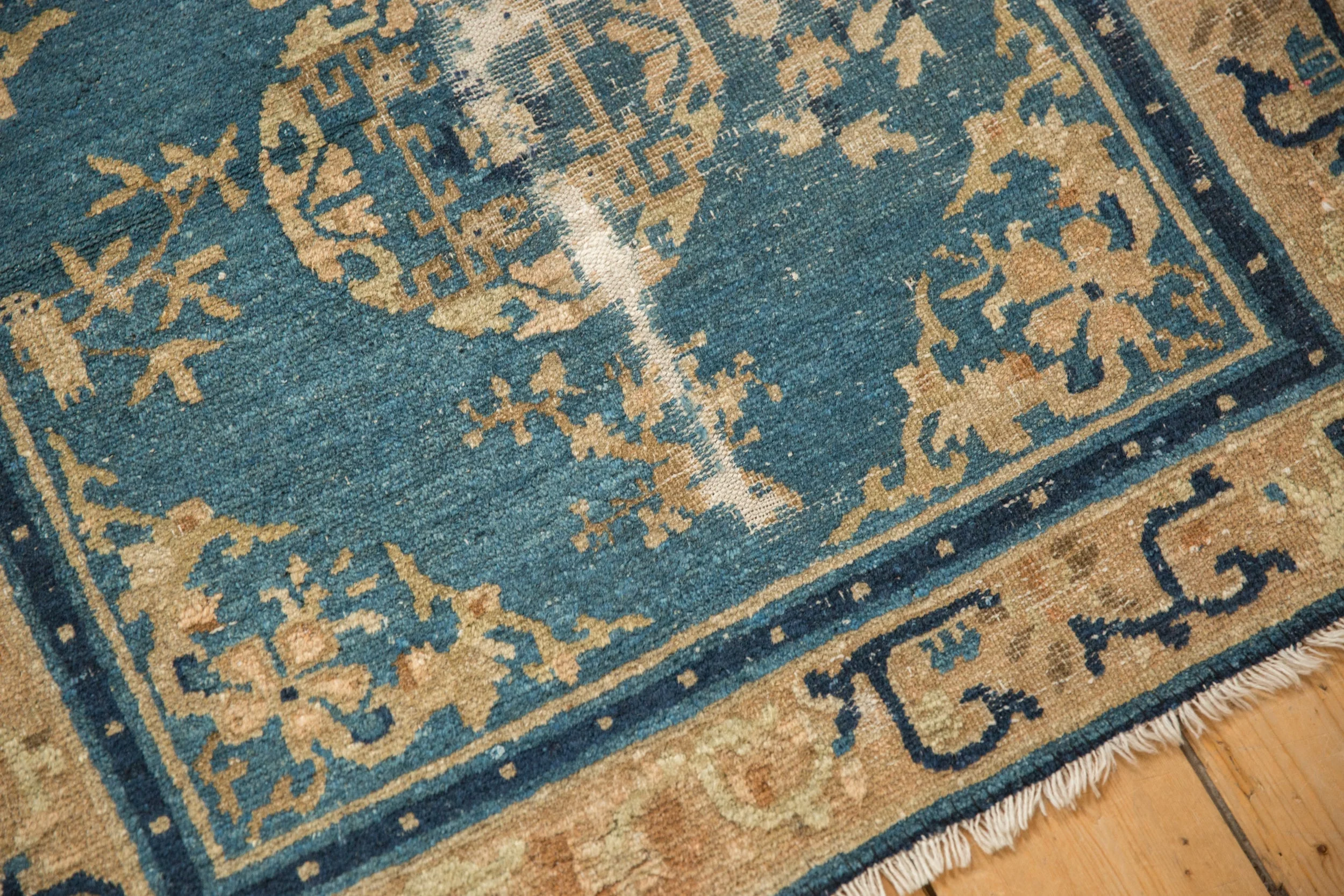 2.5x3 Antique Peking Square Rug - Image 7
