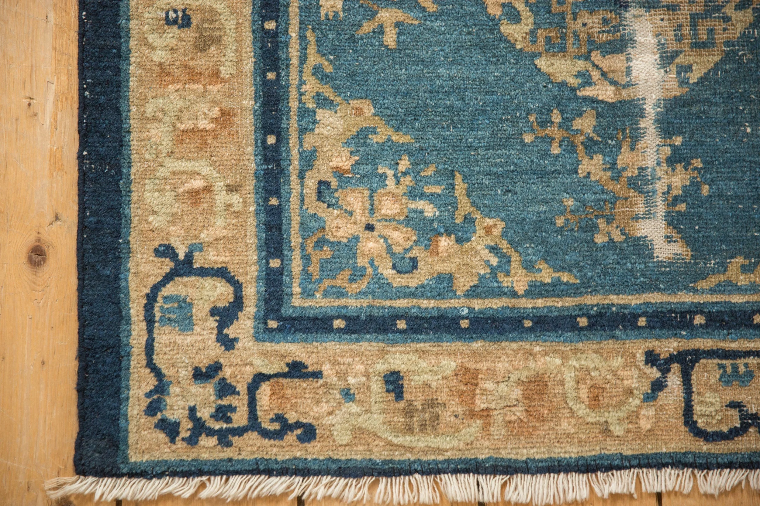 2.5x3 Antique Peking Square Rug - Image 8