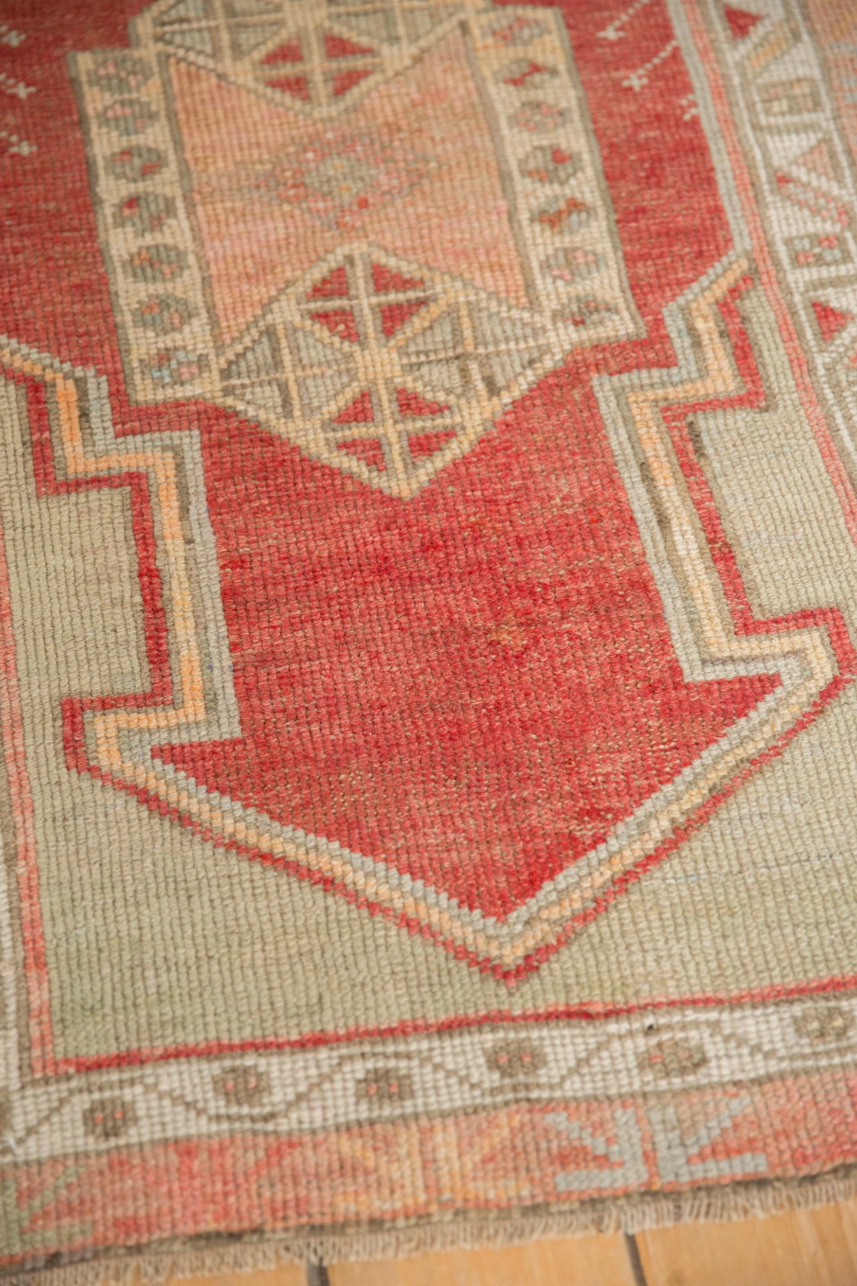 2.5x3 Vintage Distressed Oushak Square Rug - Image 5