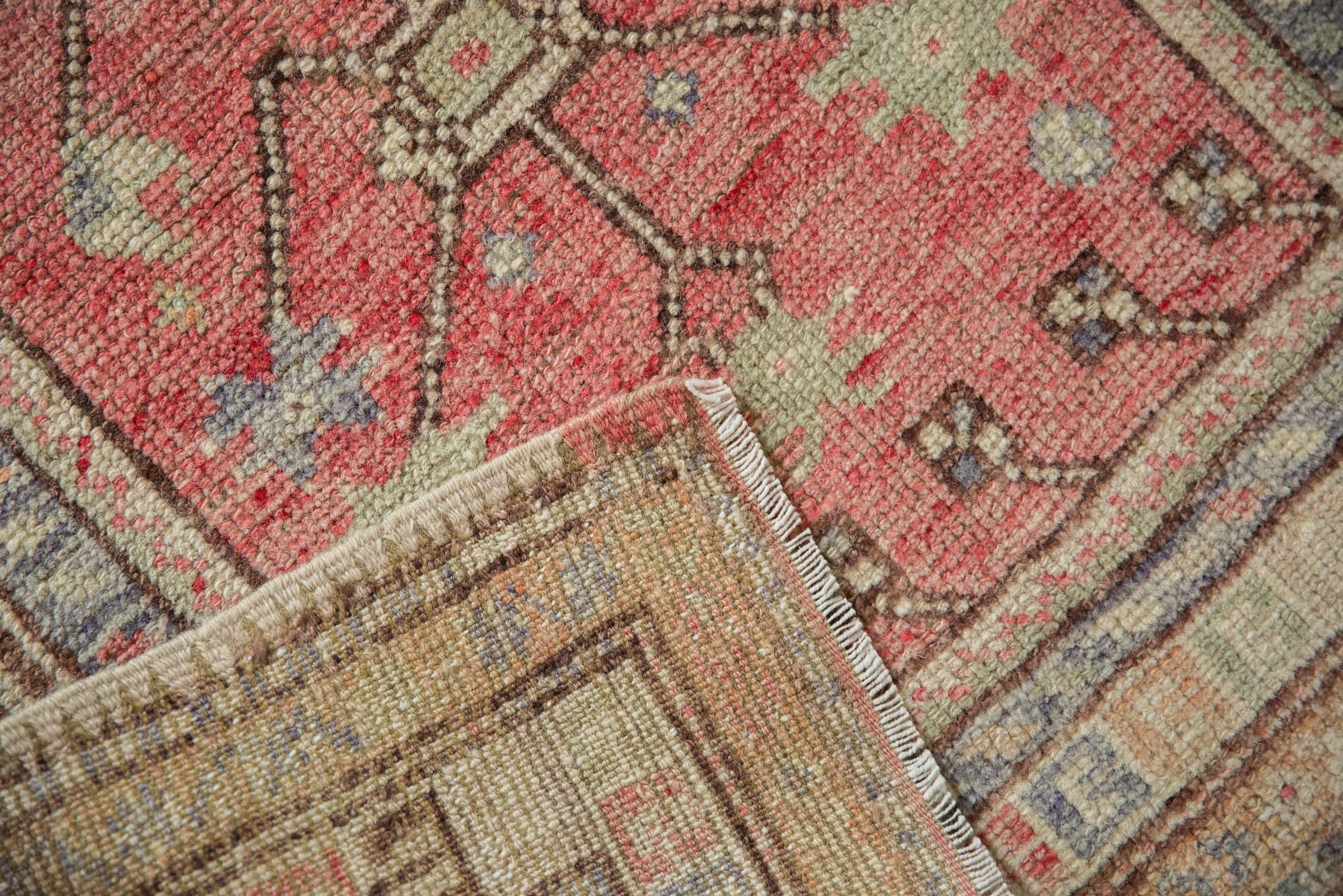 2.5x3 Vintage Distressed Oushak Square Rug - Image 8