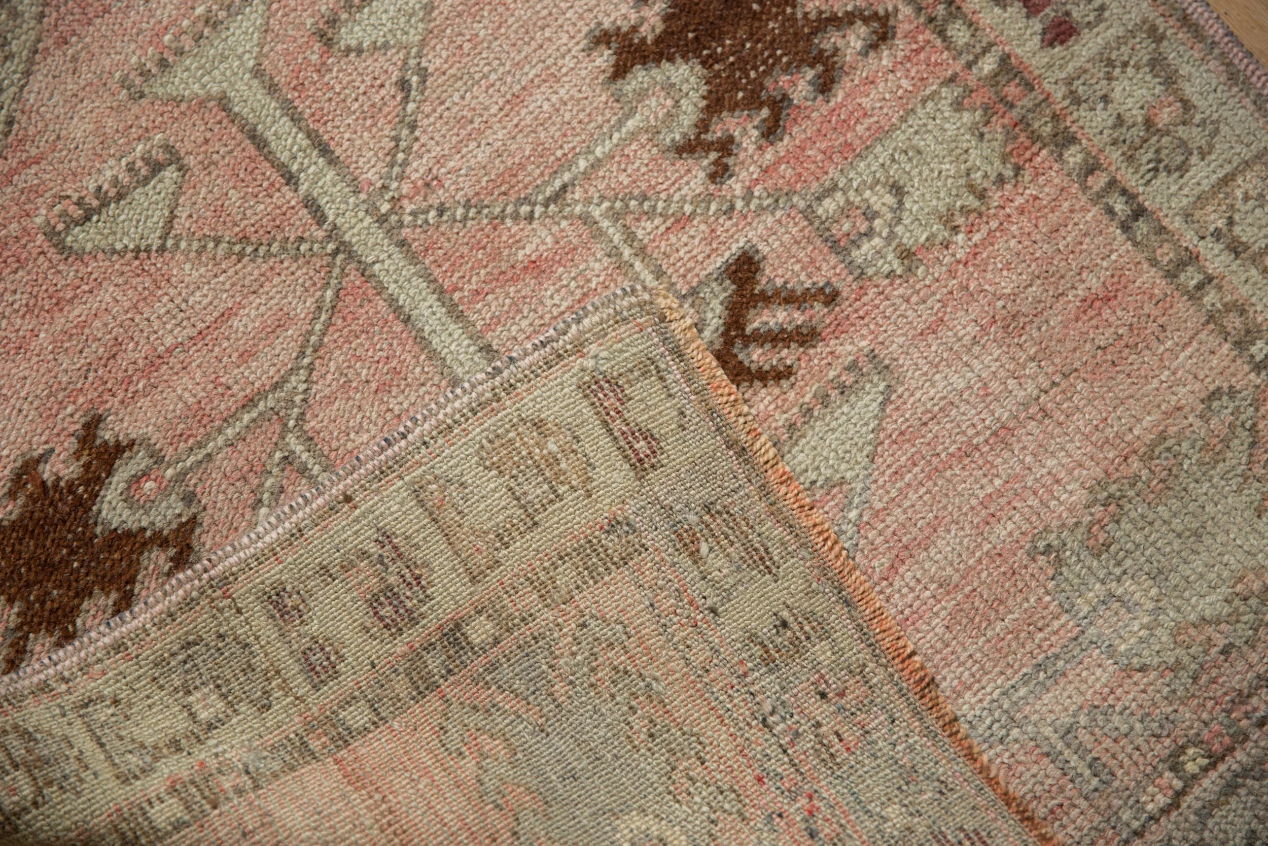 2.5x3 Vintage Distressed Oushak Square Rug - Image 8