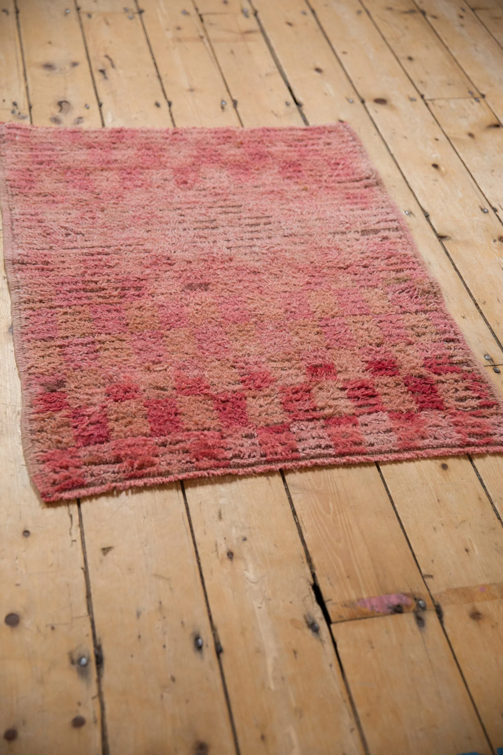 2.5x3 Vintage Distressed Tulu Square Rug - Image 6