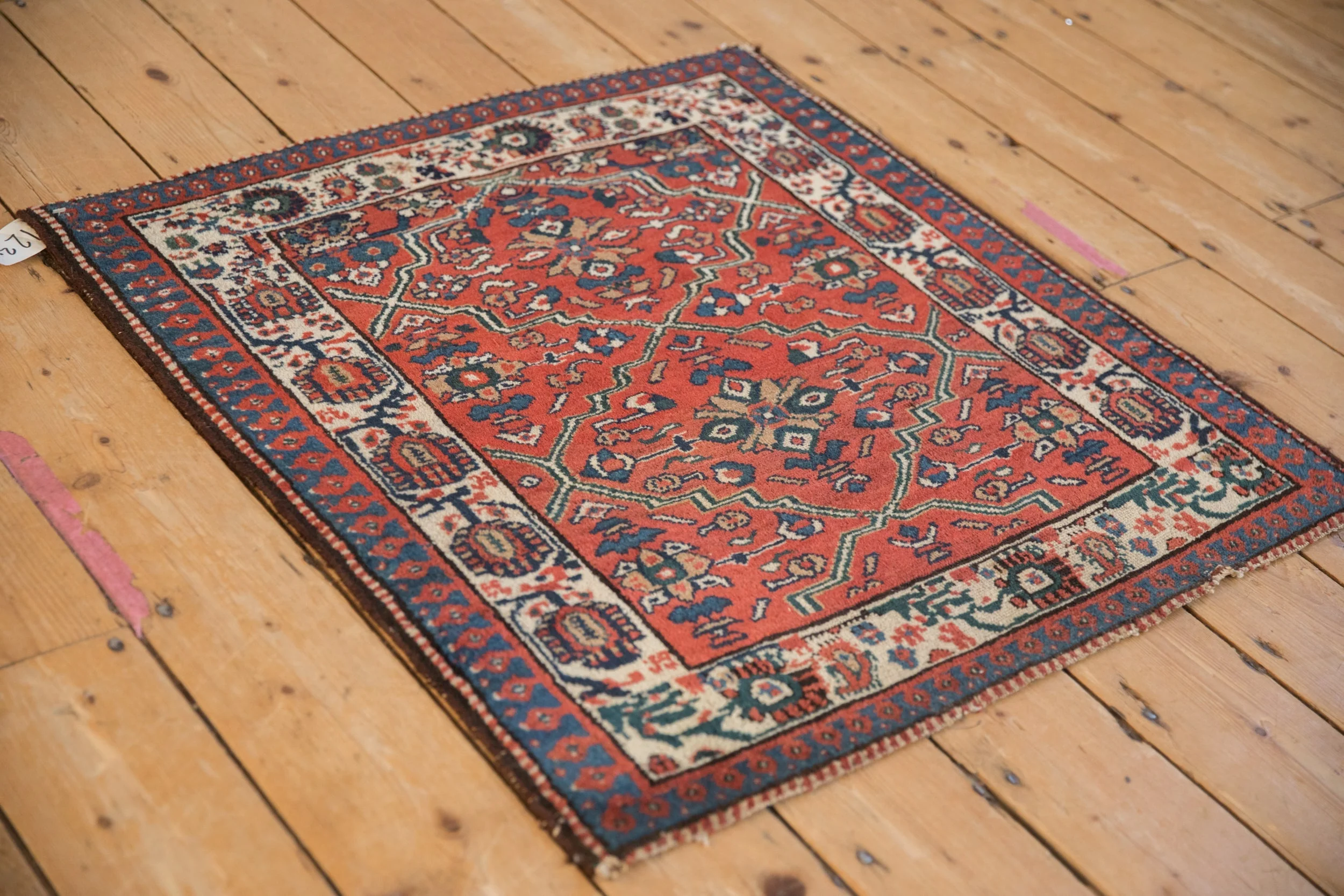 2.5x3 Vintage Malayer Square Rug - Image 3