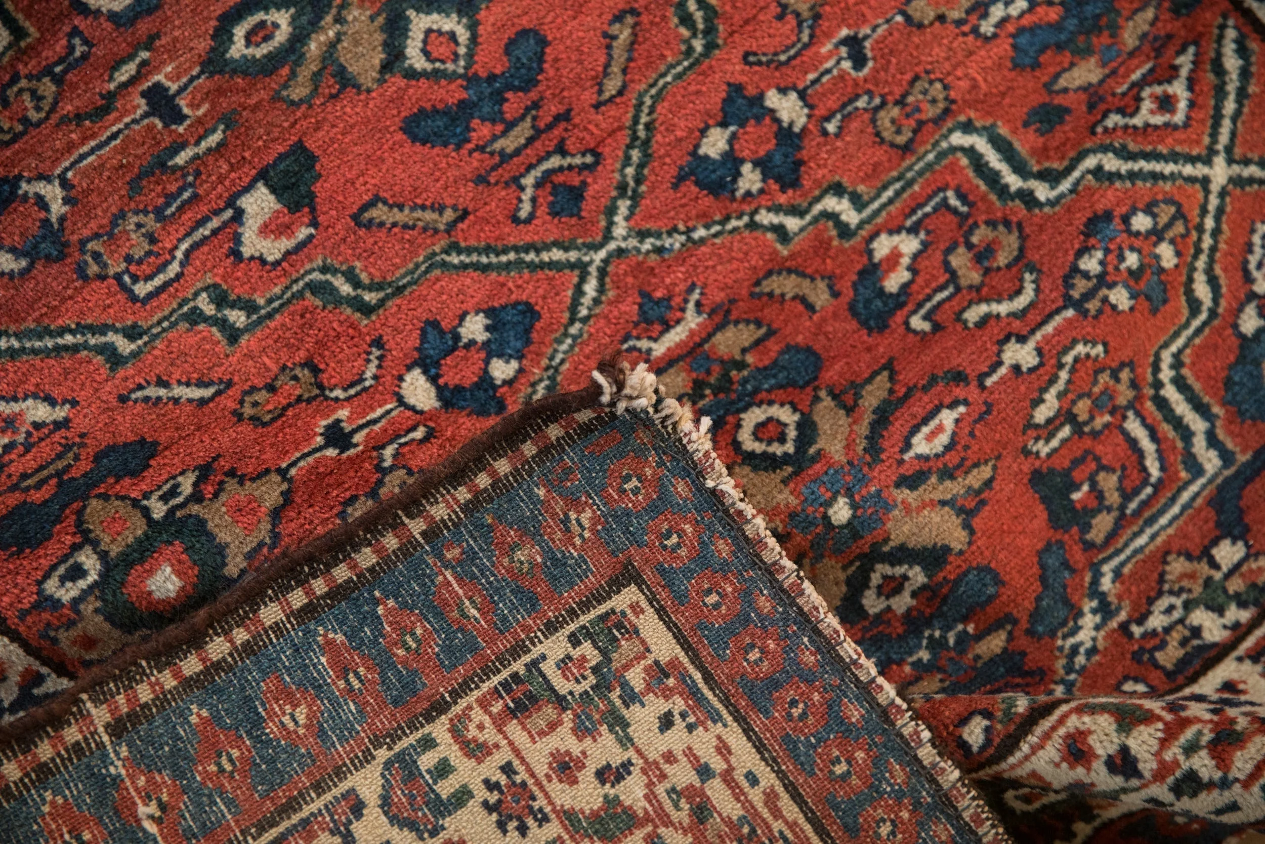2.5x3 Vintage Malayer Square Rug - Image 8