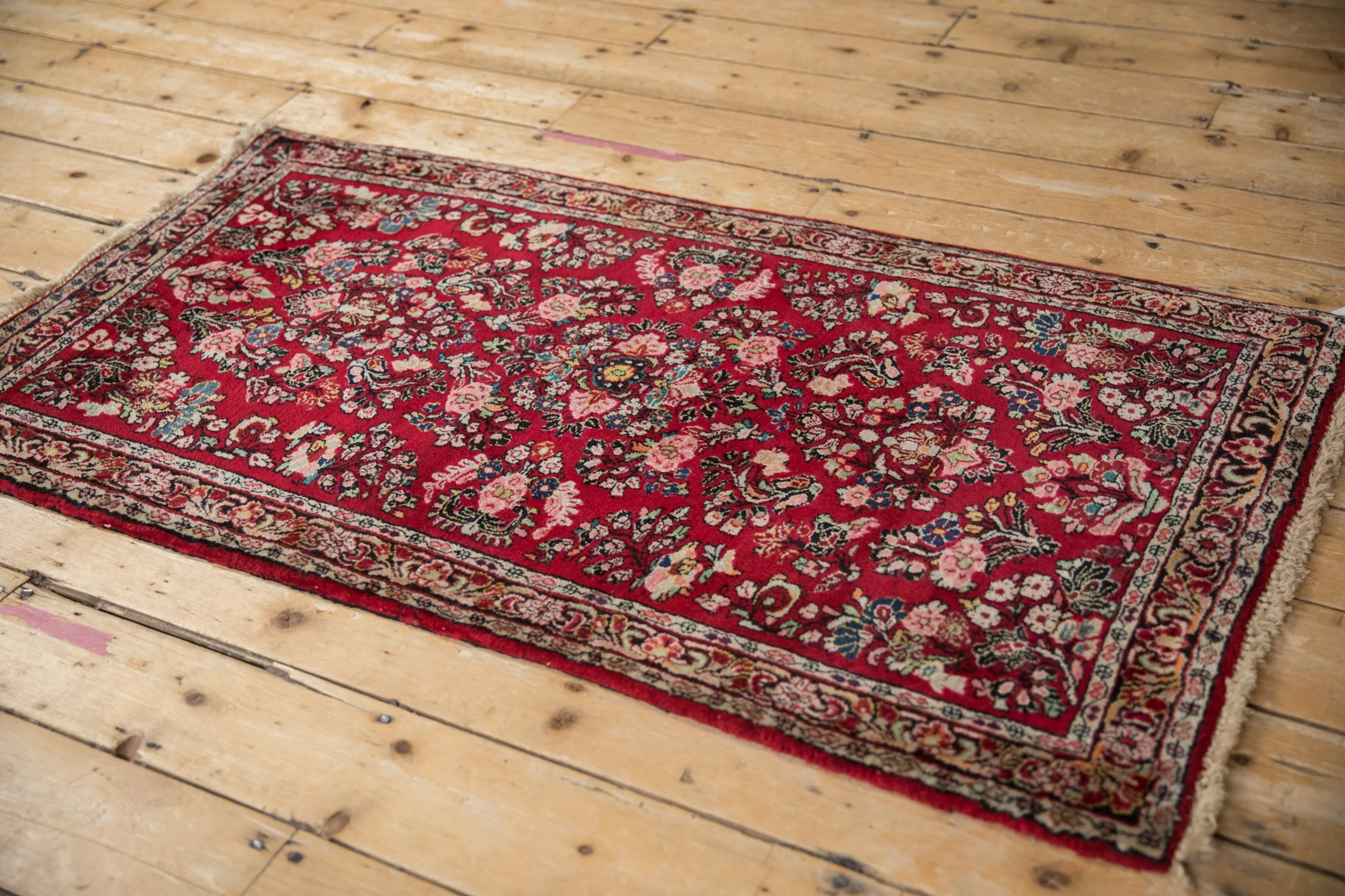 2.5x4.5 Vintage American Sarouk Rug - Image 6