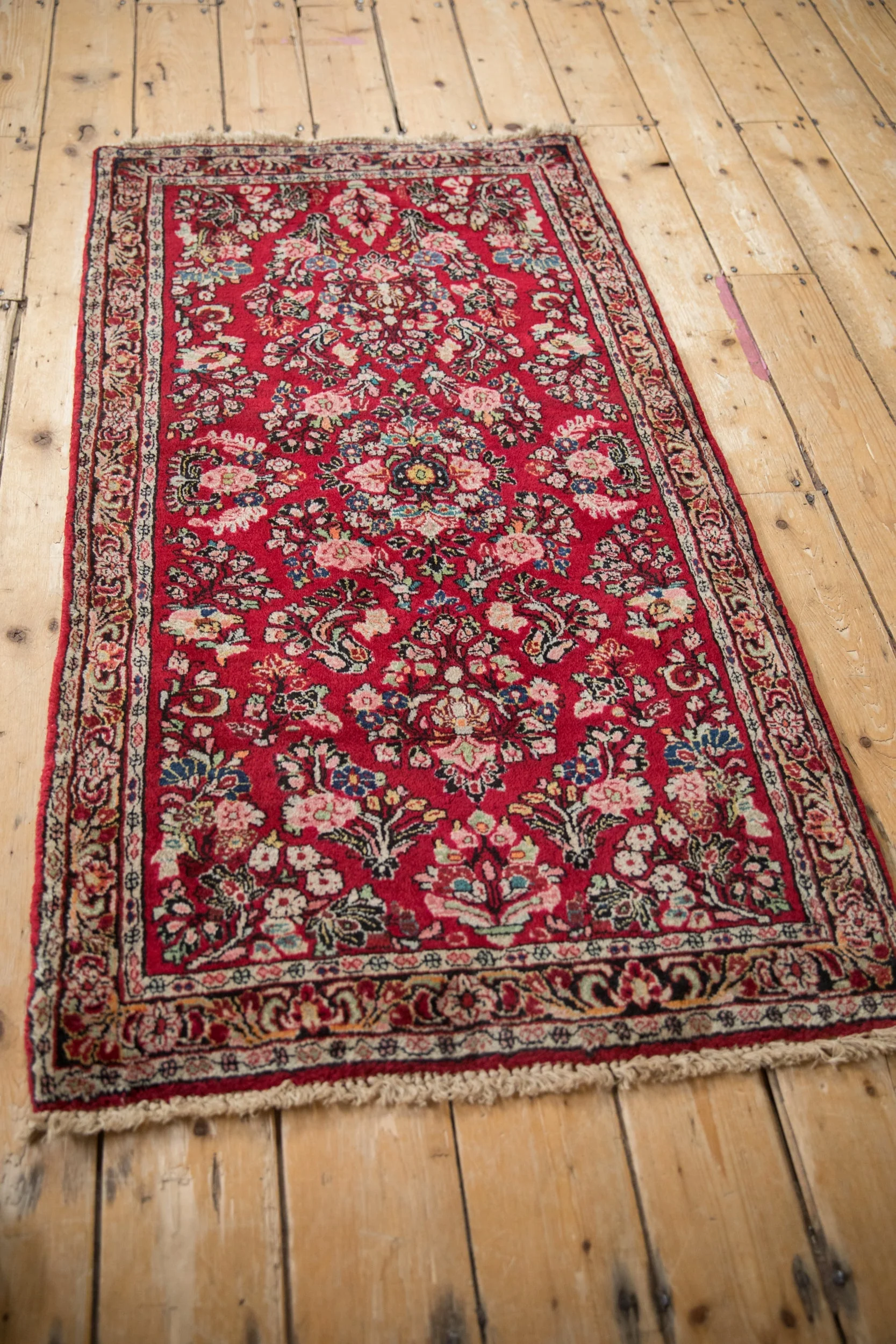 2.5x4.5 Vintage American Sarouk Rug - Image 7