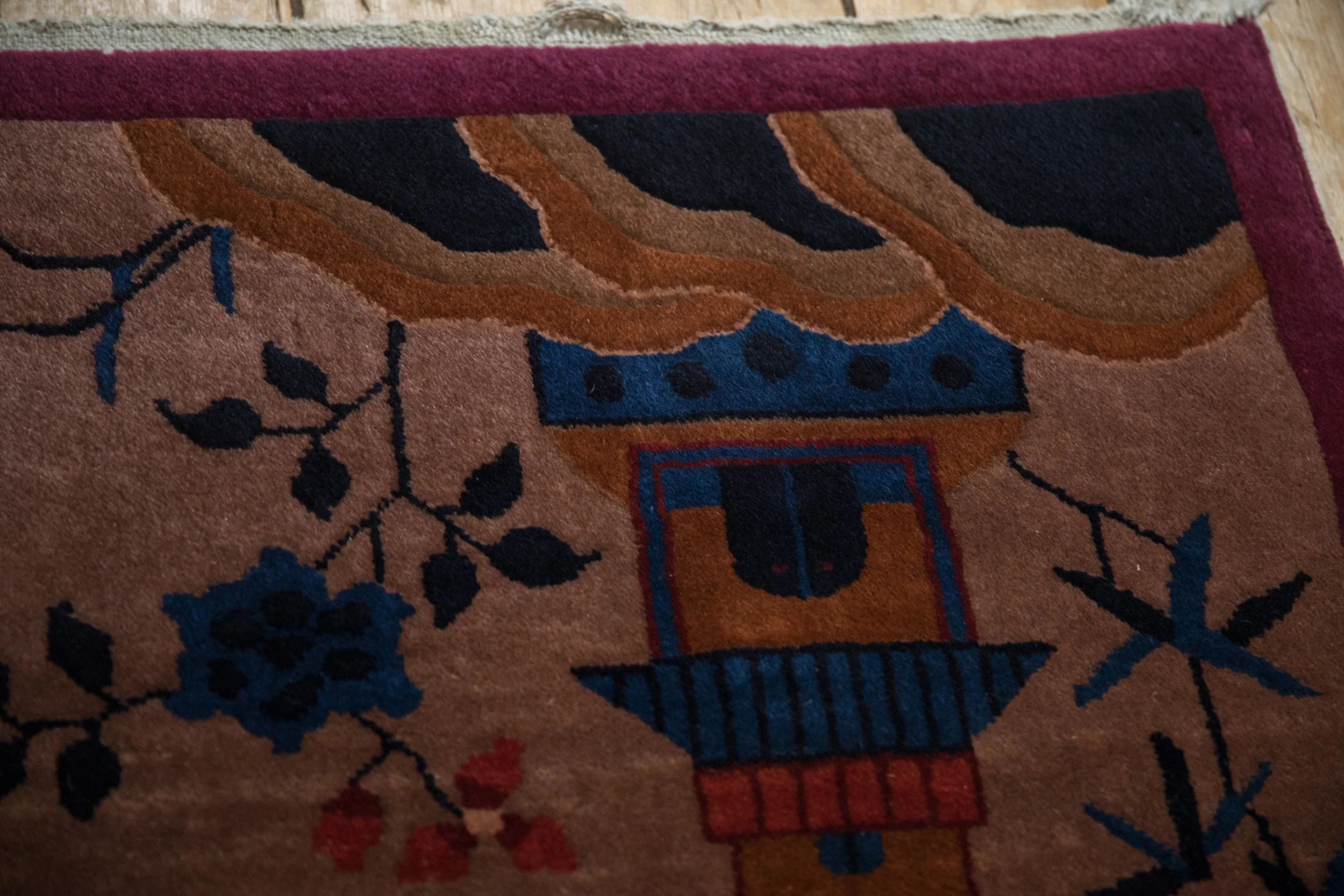 2.5x4.5 Vintage Art Deco Rug - Image 6